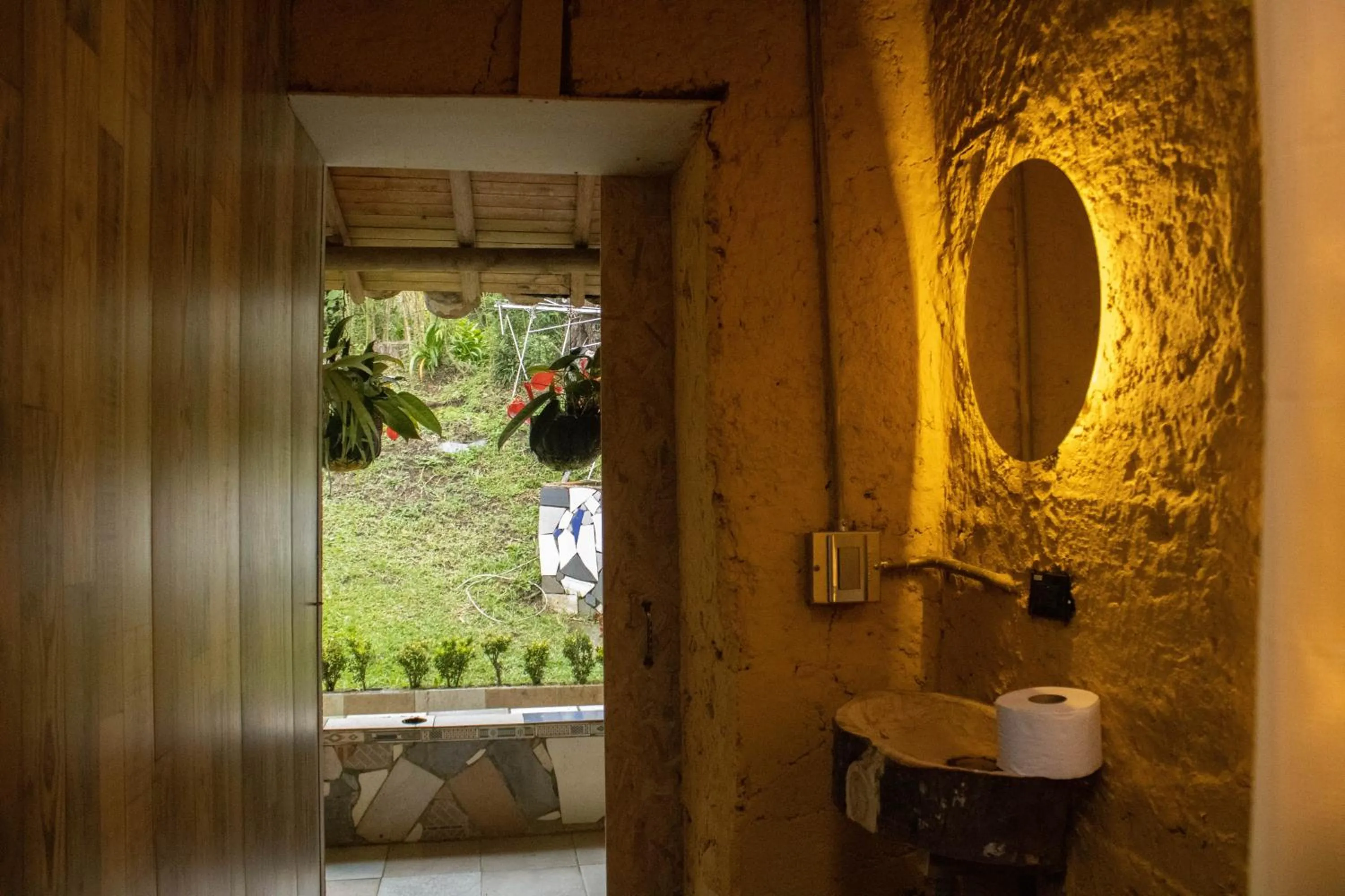 Bathroom in BioHotel Ecohouse