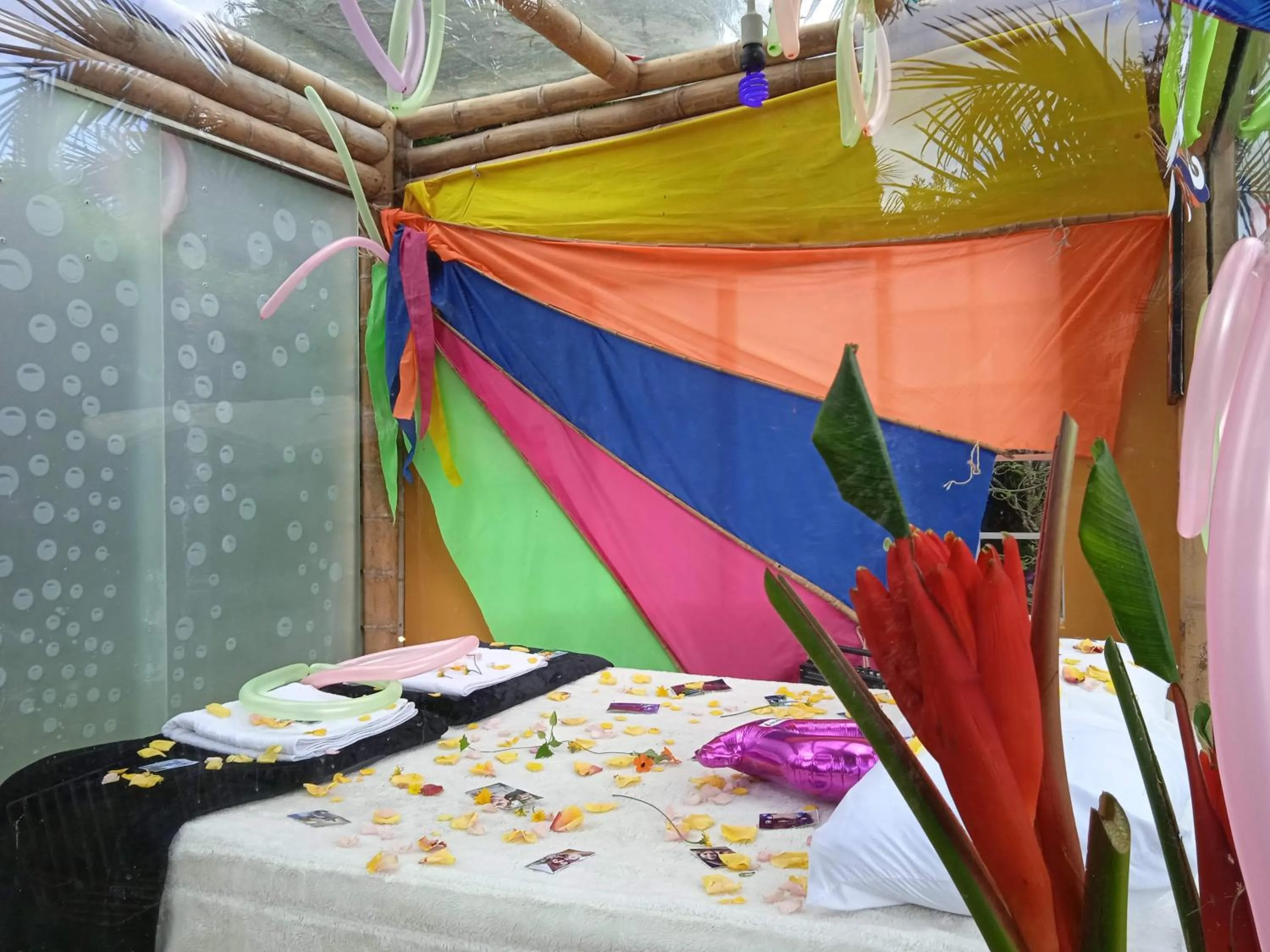 Bed in BioHotel Ecohouse