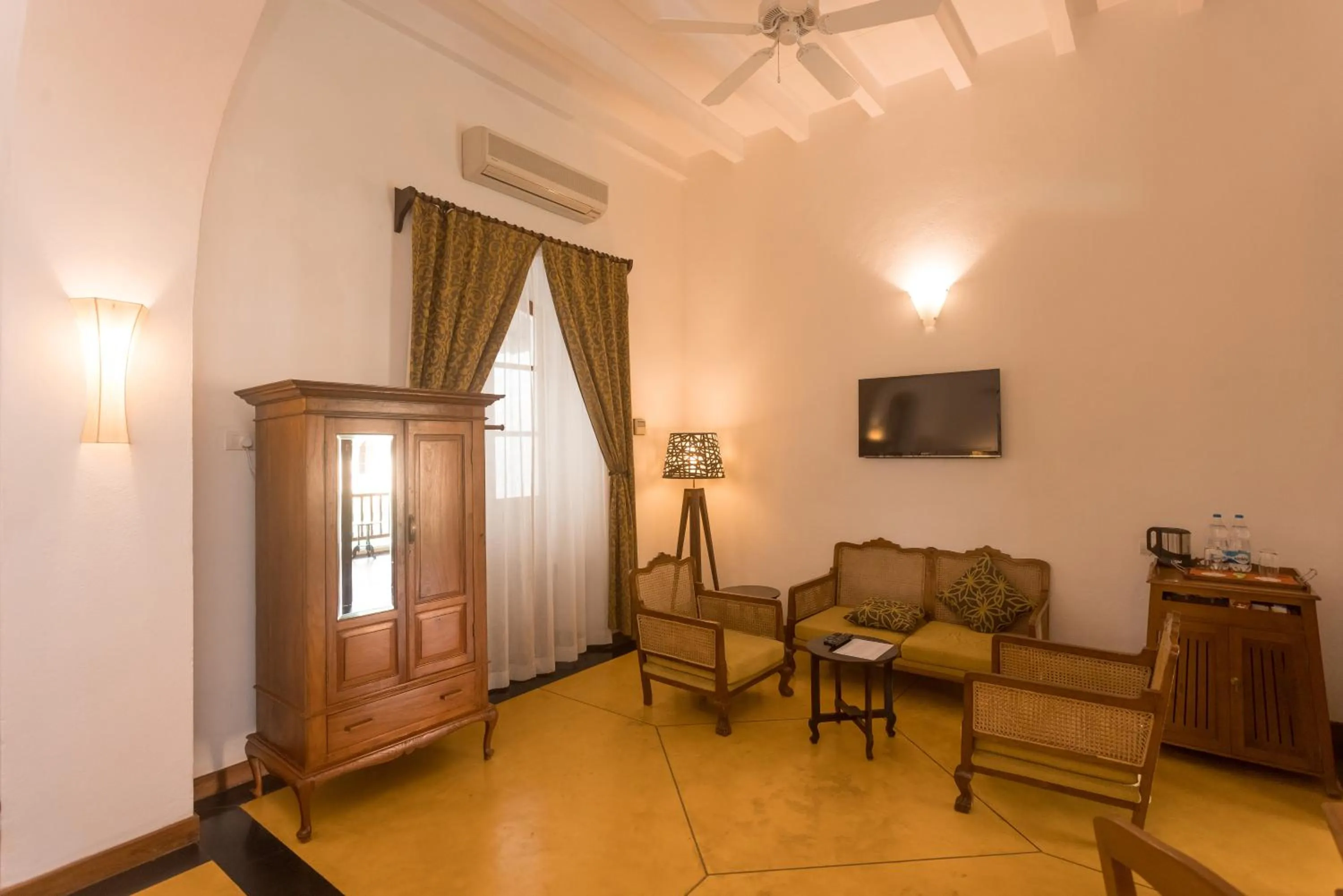 Seating area in Palais De Mahe - A CGH Earth Experience