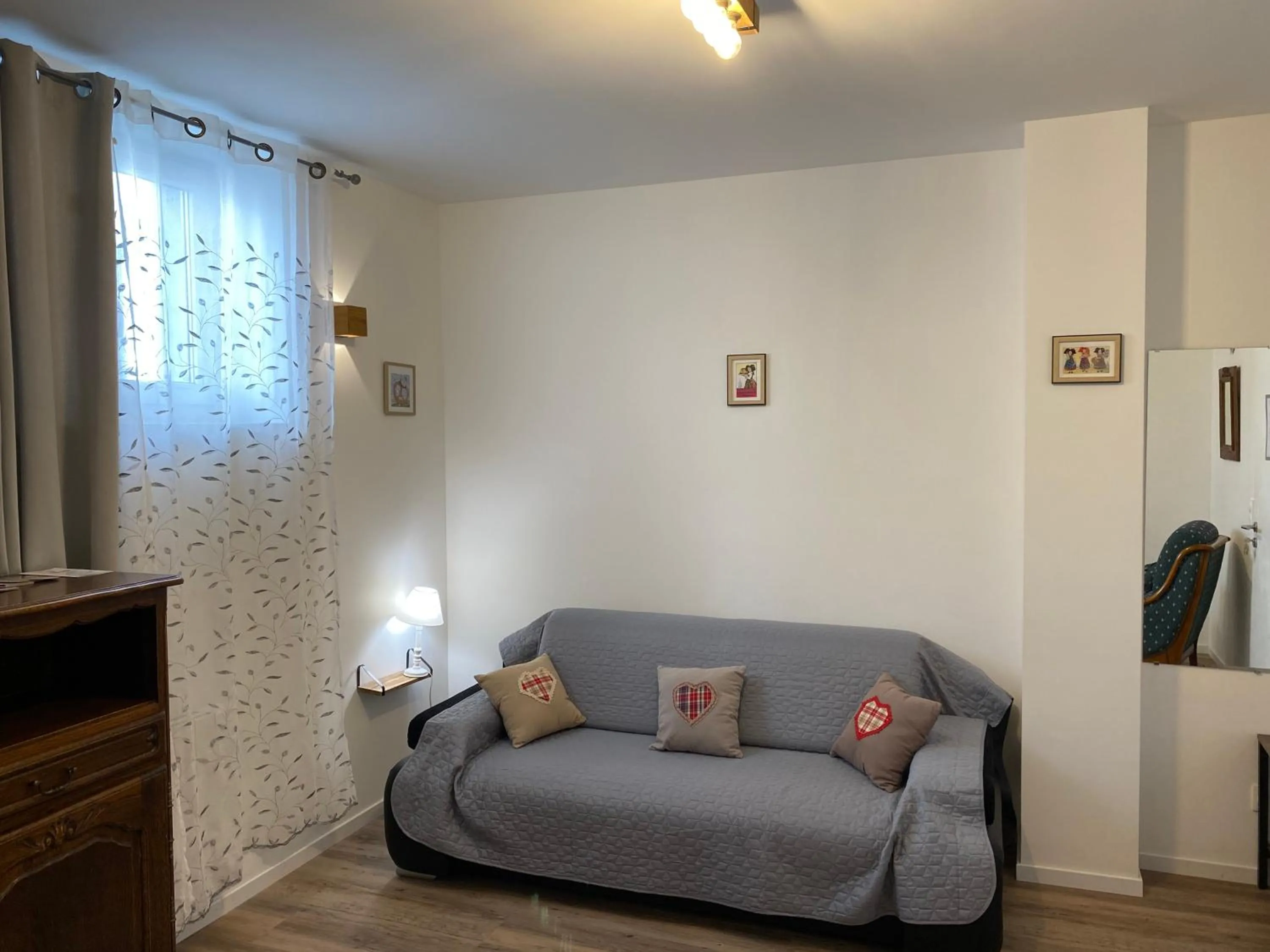 Living room in Au repos des vignes, chambres d'hôtes