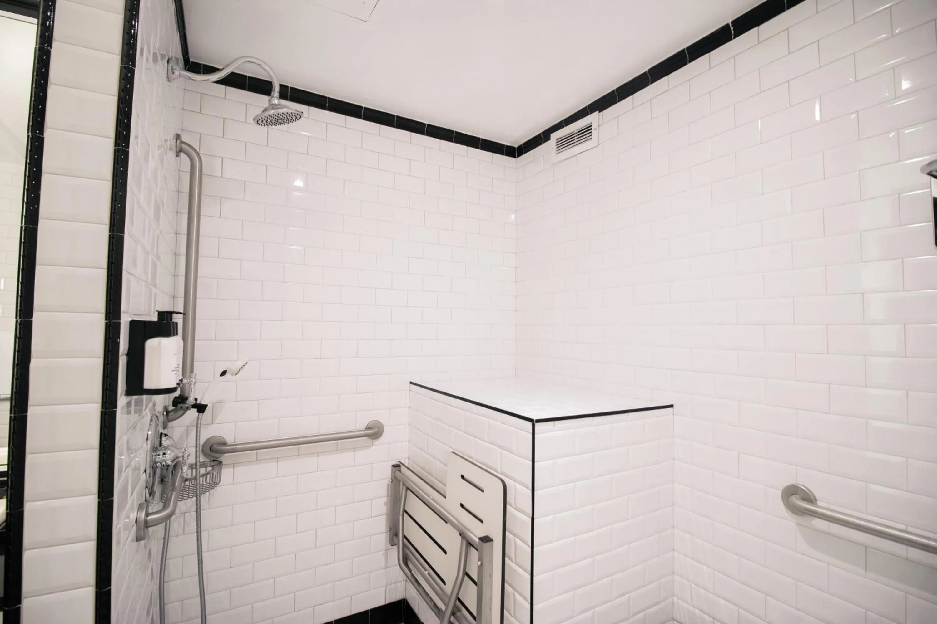 Shower in 45 Times Square Hotel