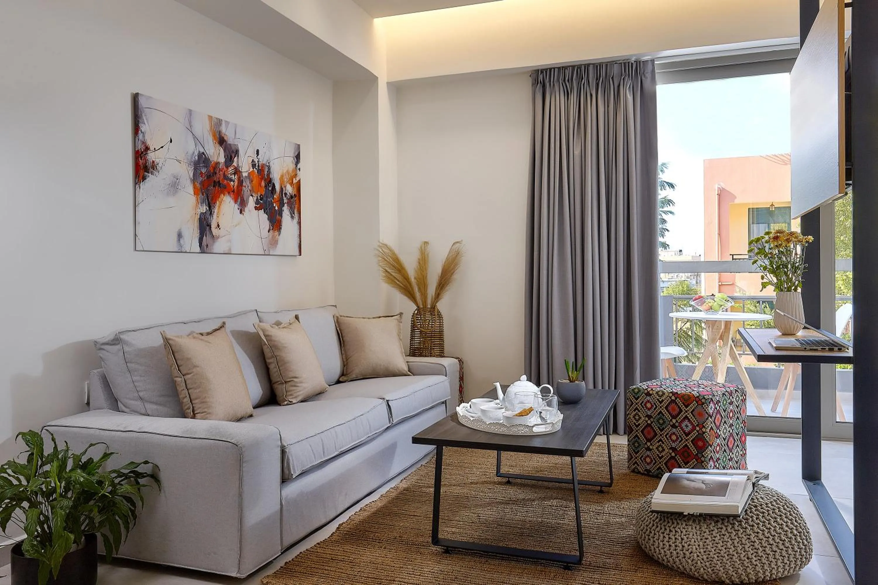 Living room in Stay 365 Heraklion Apart Hotel