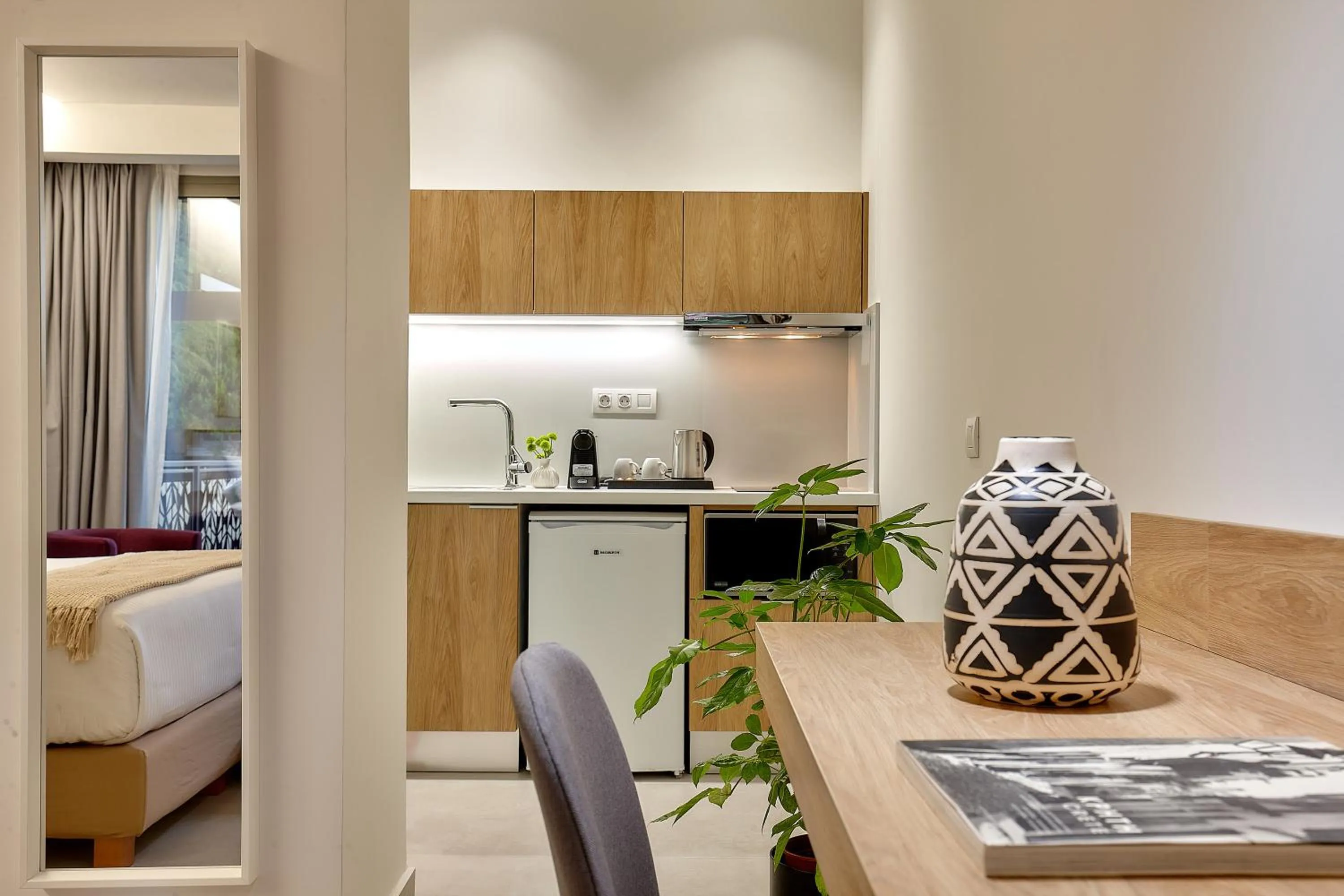 Kitchen or kitchenette in Stay 365 Heraklion Apart Hotel