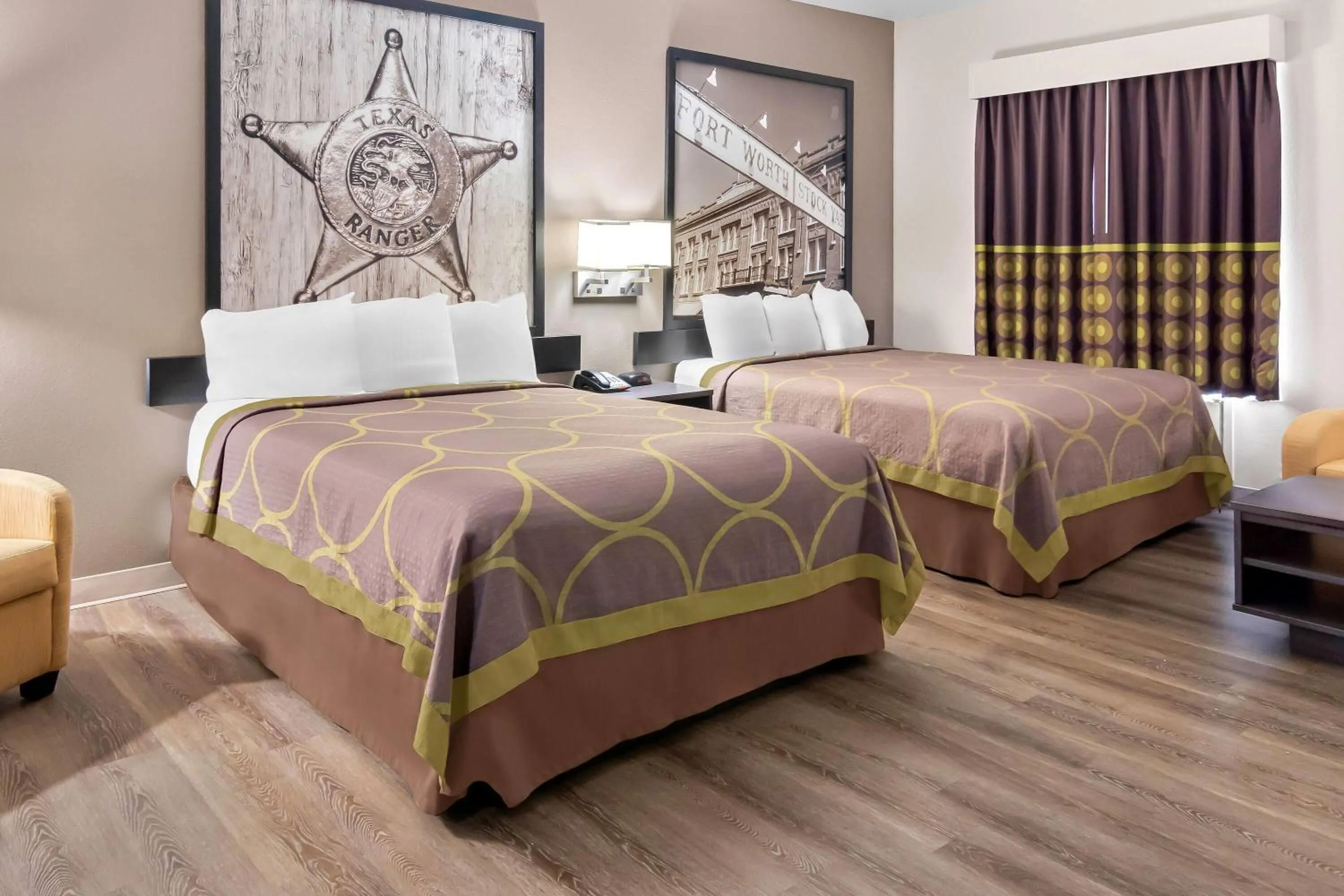 Photo of the whole room, Bed in Super 8 by Wyndham Fort Worth Stockyards