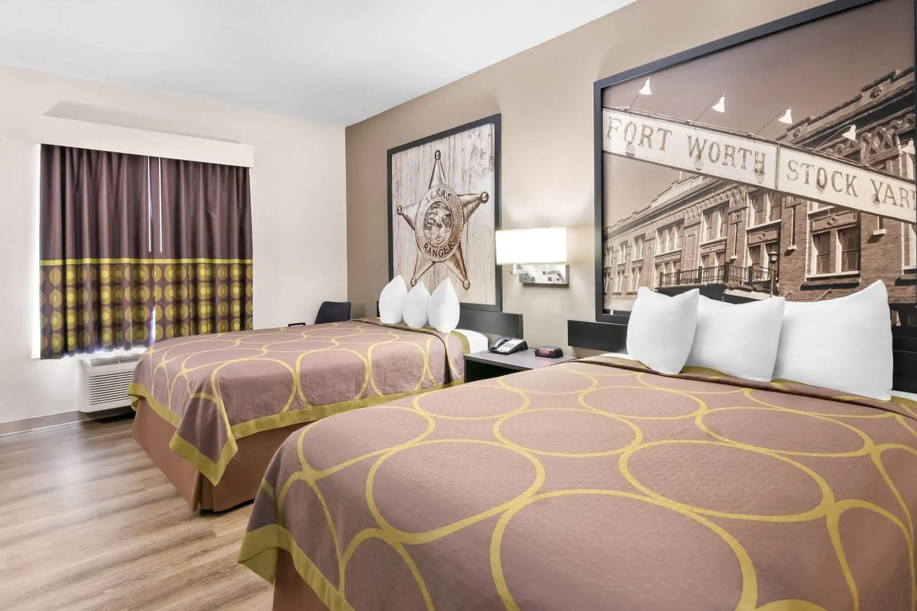 Queen Room with Two Queen Beds - Non-Smoking in Super 8 by Wyndham Fort Worth Stockyards Queen Room with Two Queen Beds - Non-Smoking in Super 8 by Wyndham Fort Worth Stockyards