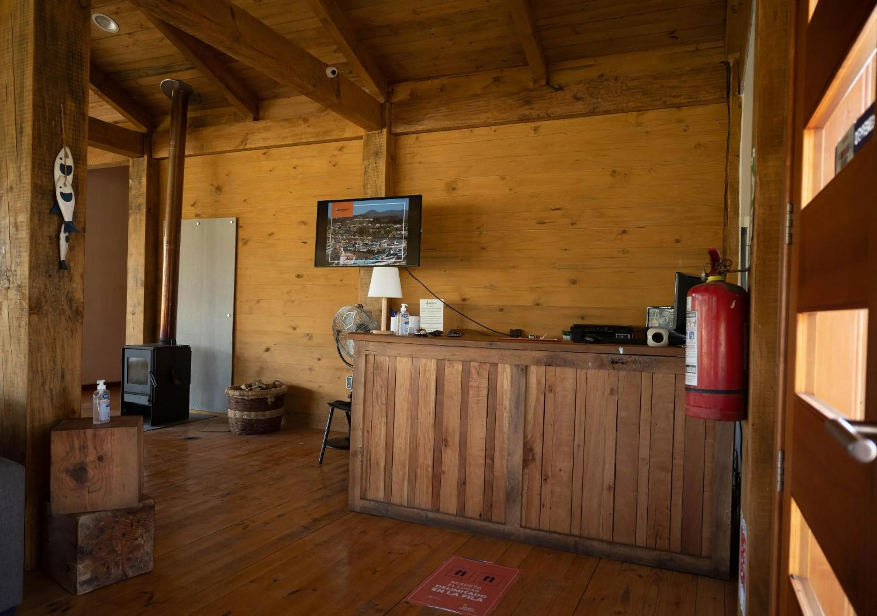 Lobby or reception in Hotel Puerto Madera