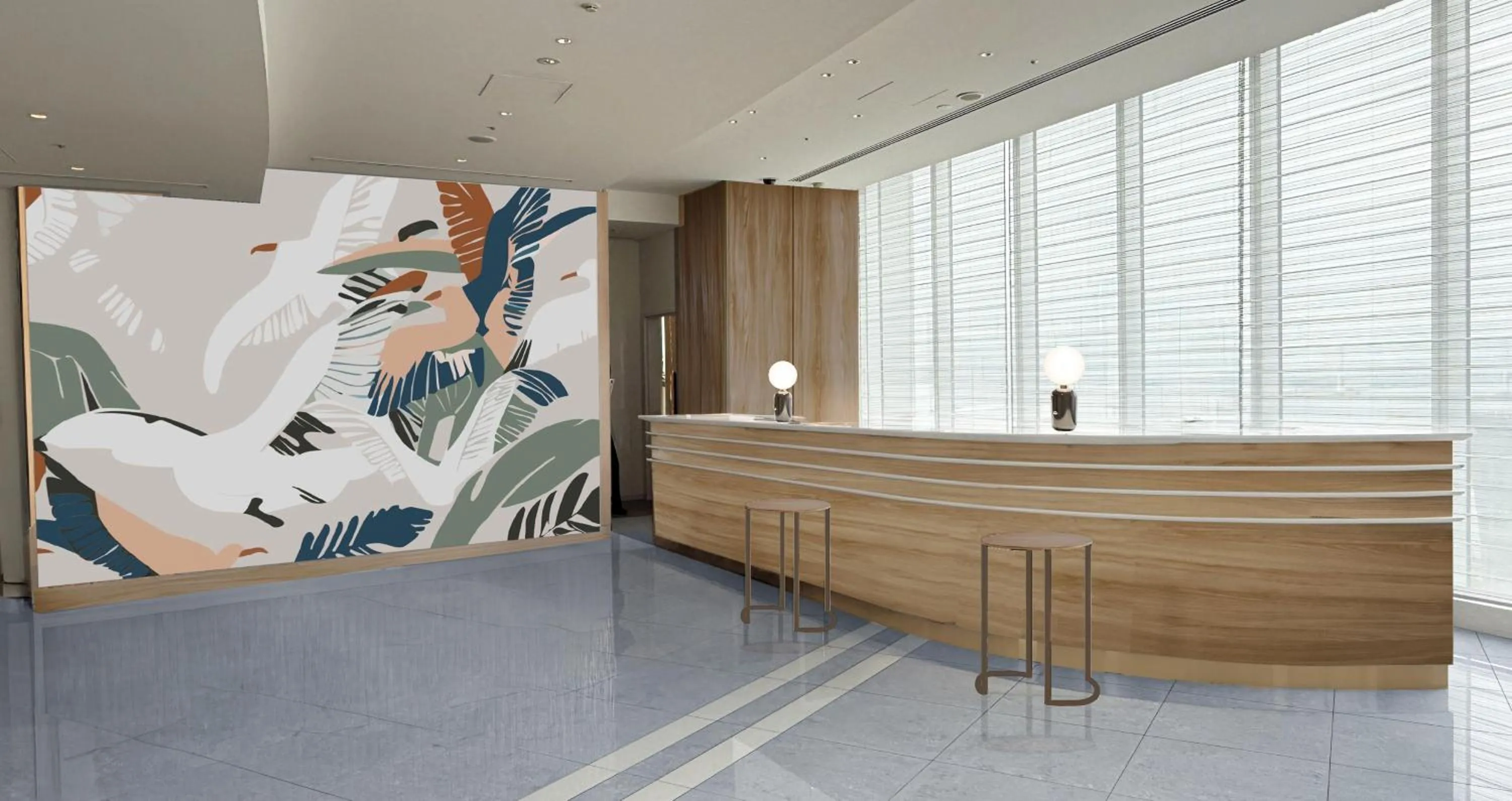 Lobby or reception in Hilton Garden Inn Yokohama Minatomirai