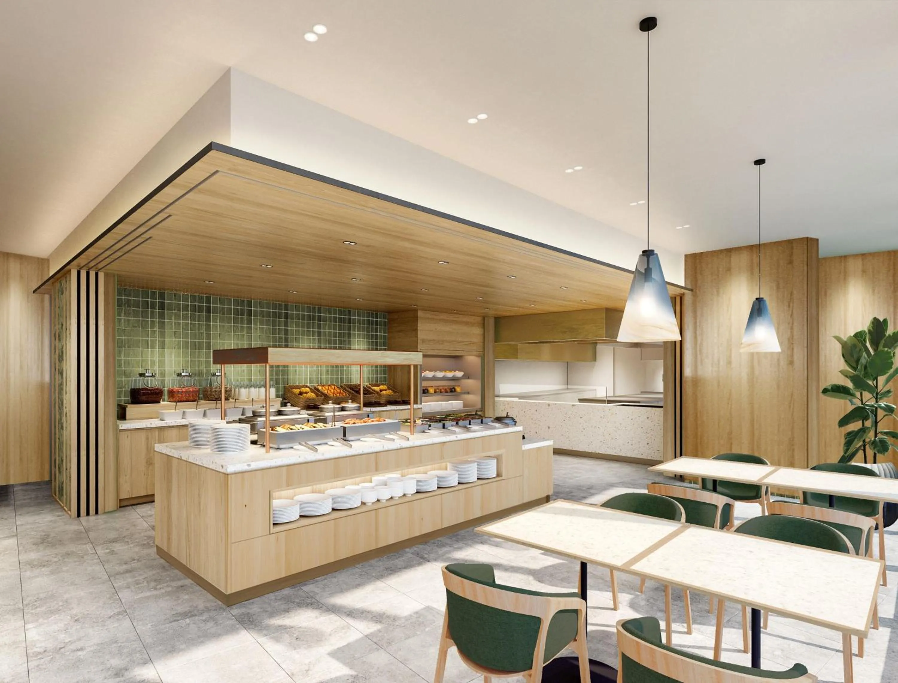 Breakfast in Hilton Garden Inn Yokohama Minatomirai