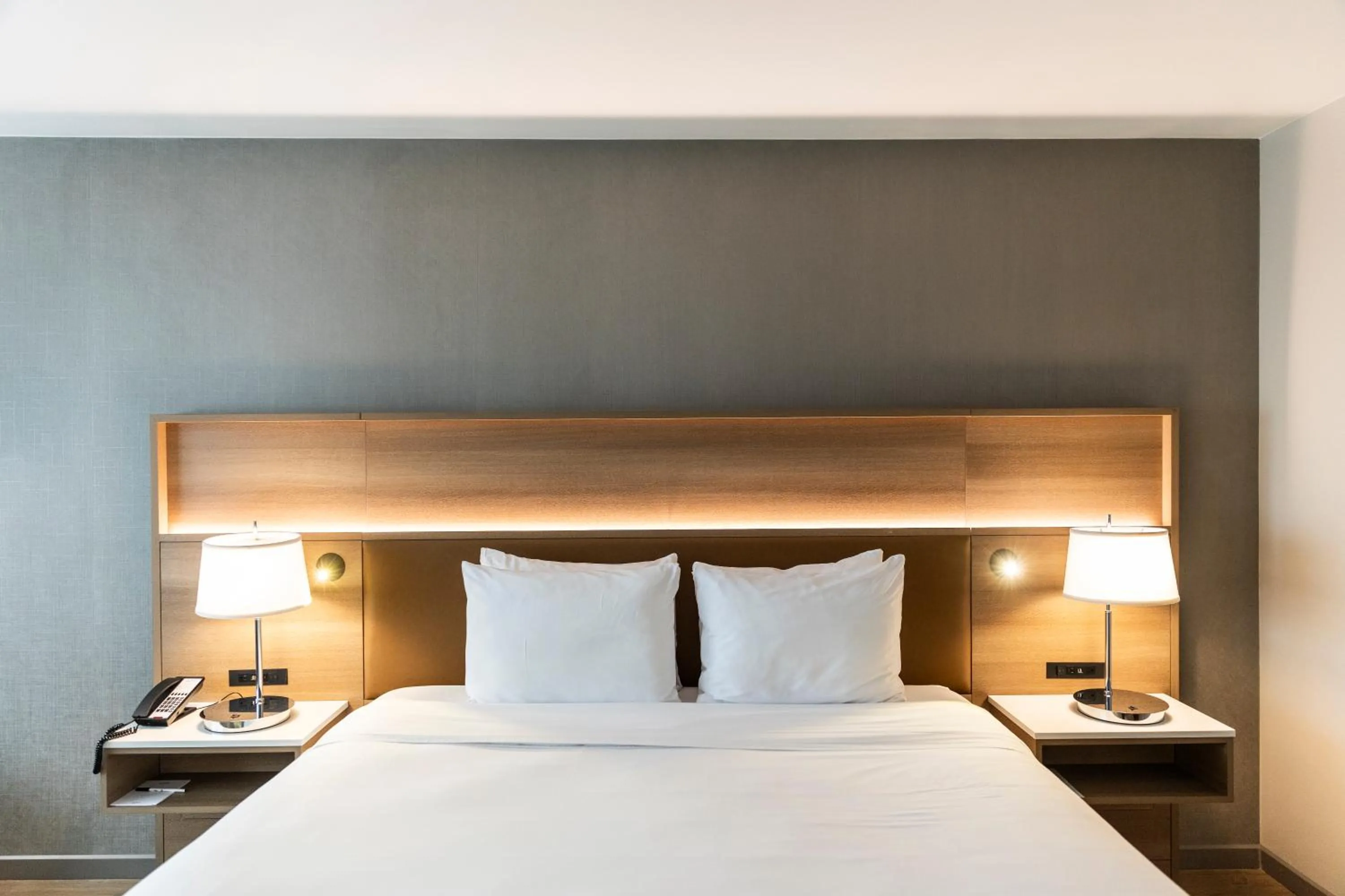 Bed in Radisson Hotel Salt Lake City Downtown