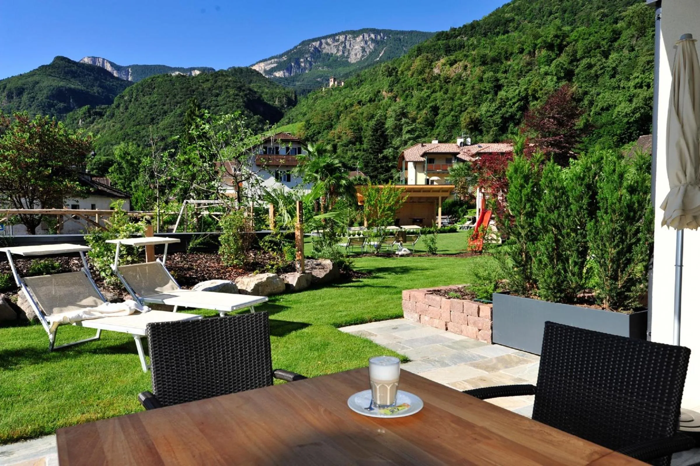 Balcony/Terrace in Apparthotel Gartenresidence Nalserhof