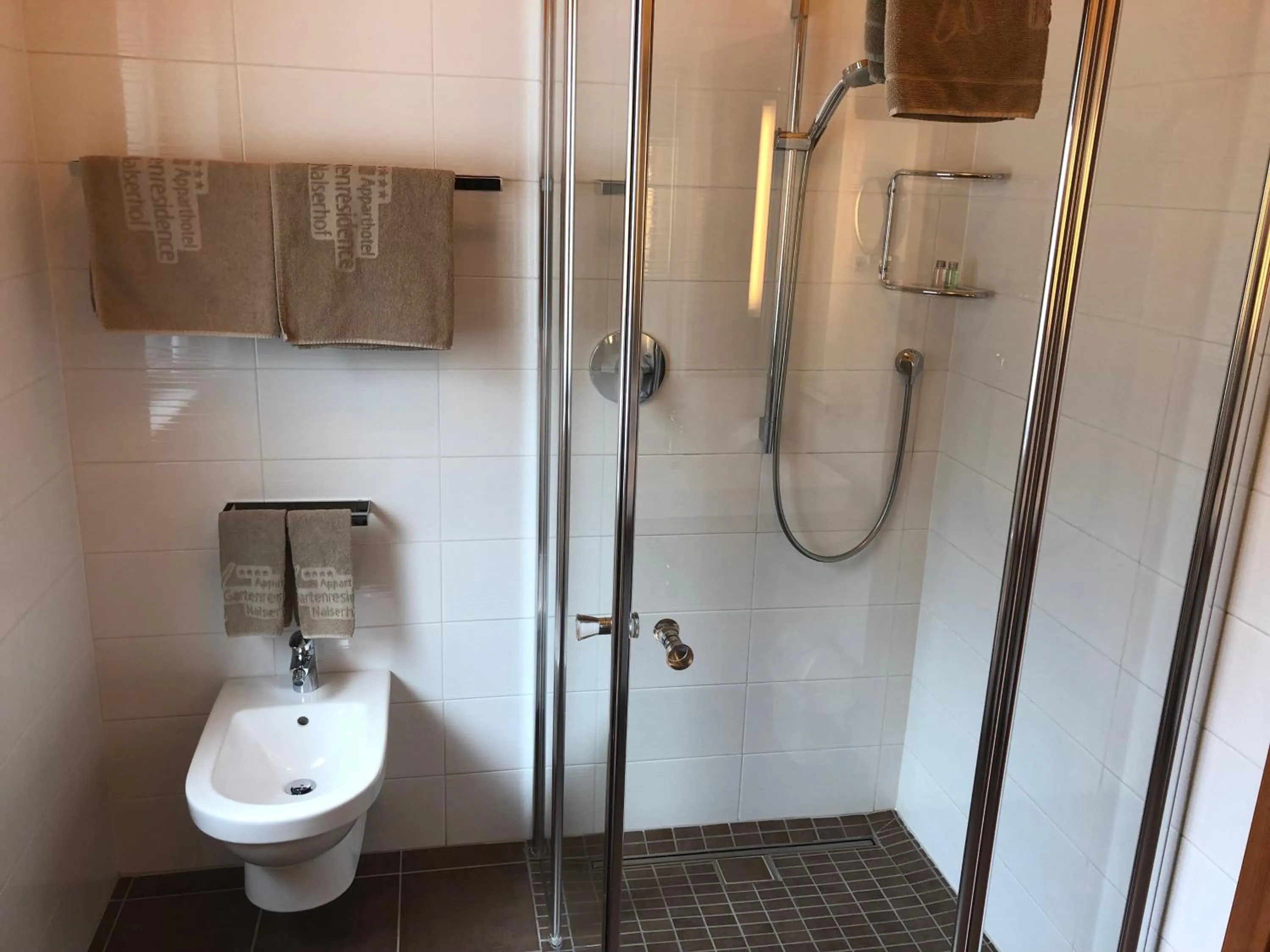 Bathroom in Apparthotel Gartenresidence Nalserhof