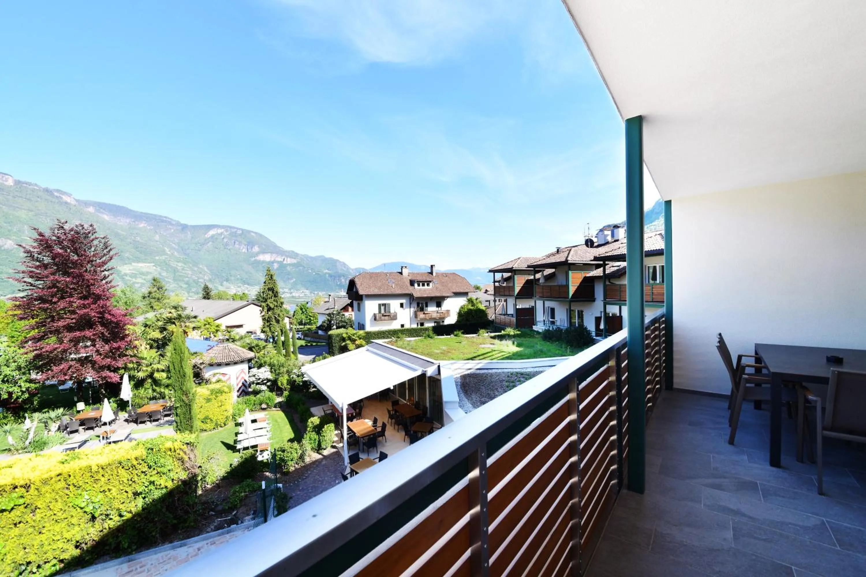 Balcony/Terrace in Apparthotel Gartenresidence Nalserhof