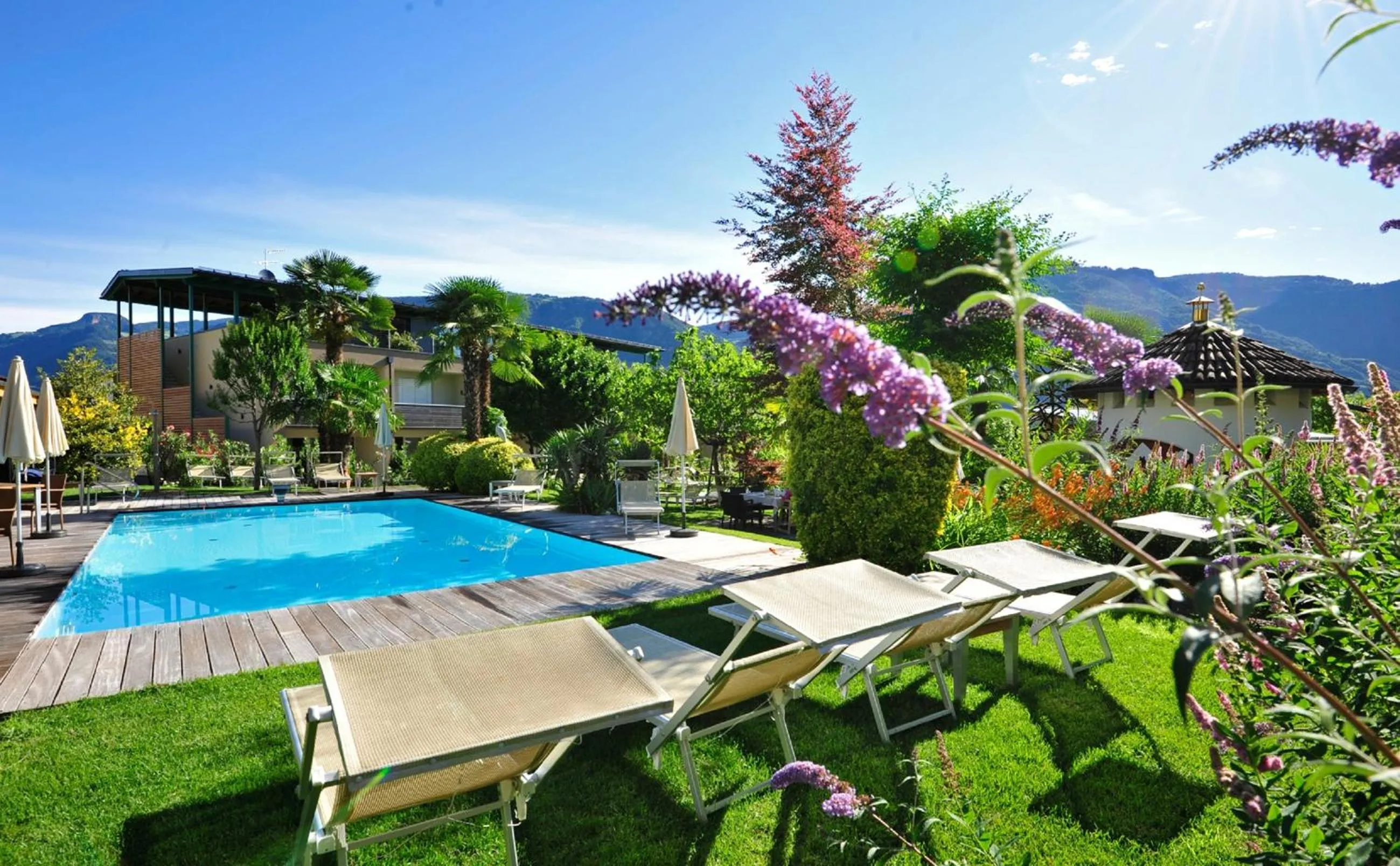 Swimming pool in Apparthotel Gartenresidence Nalserhof