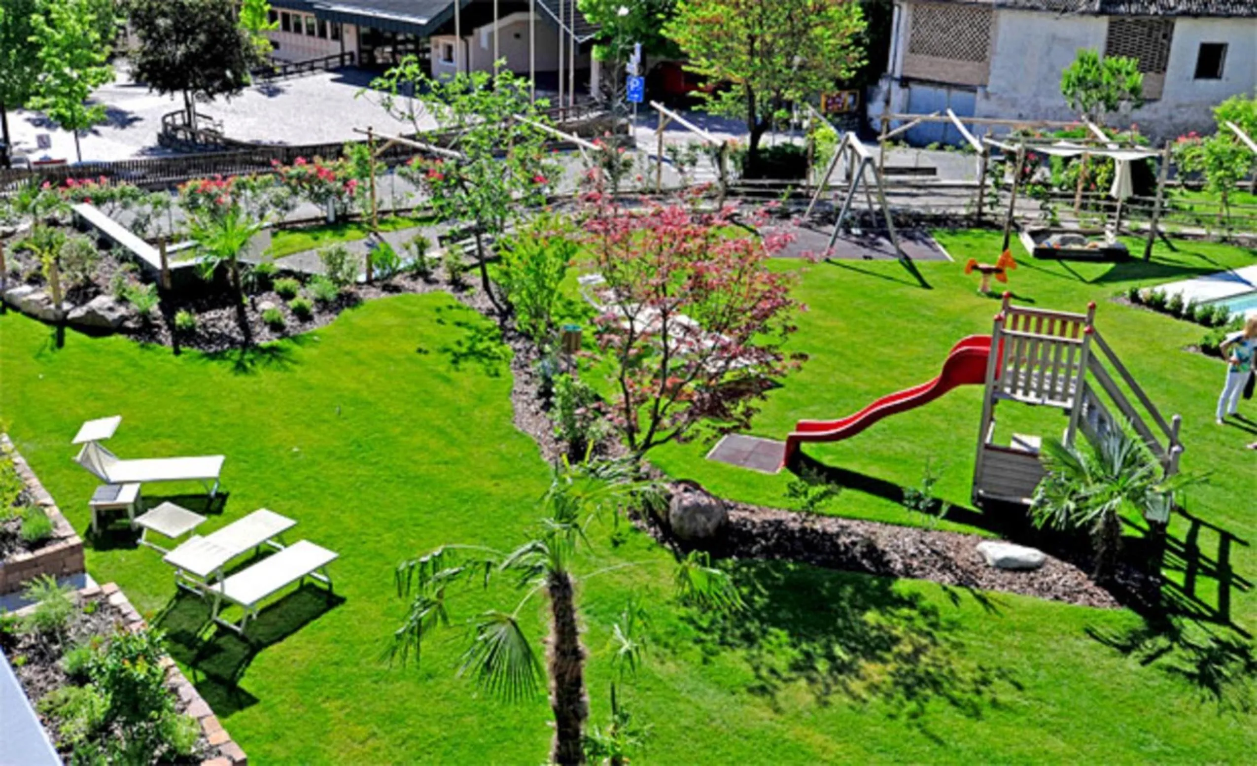 Children play ground in Apparthotel Gartenresidence Nalserhof