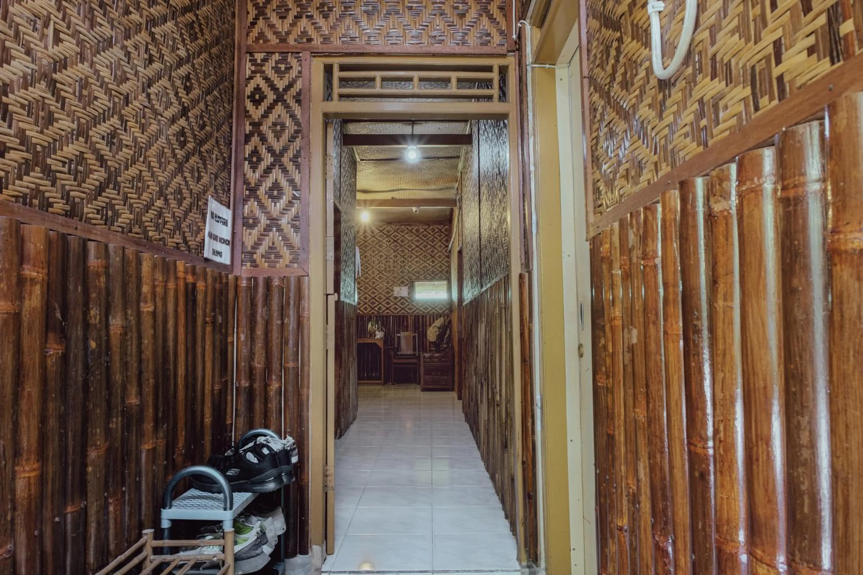 Facade/entrance in BILIK BAMBOO HOMESTAY