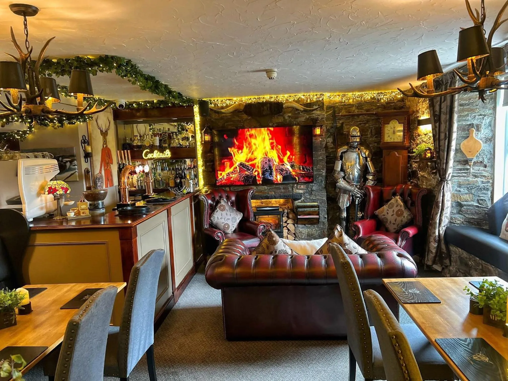 Dining area in The Mary Tavy Inn