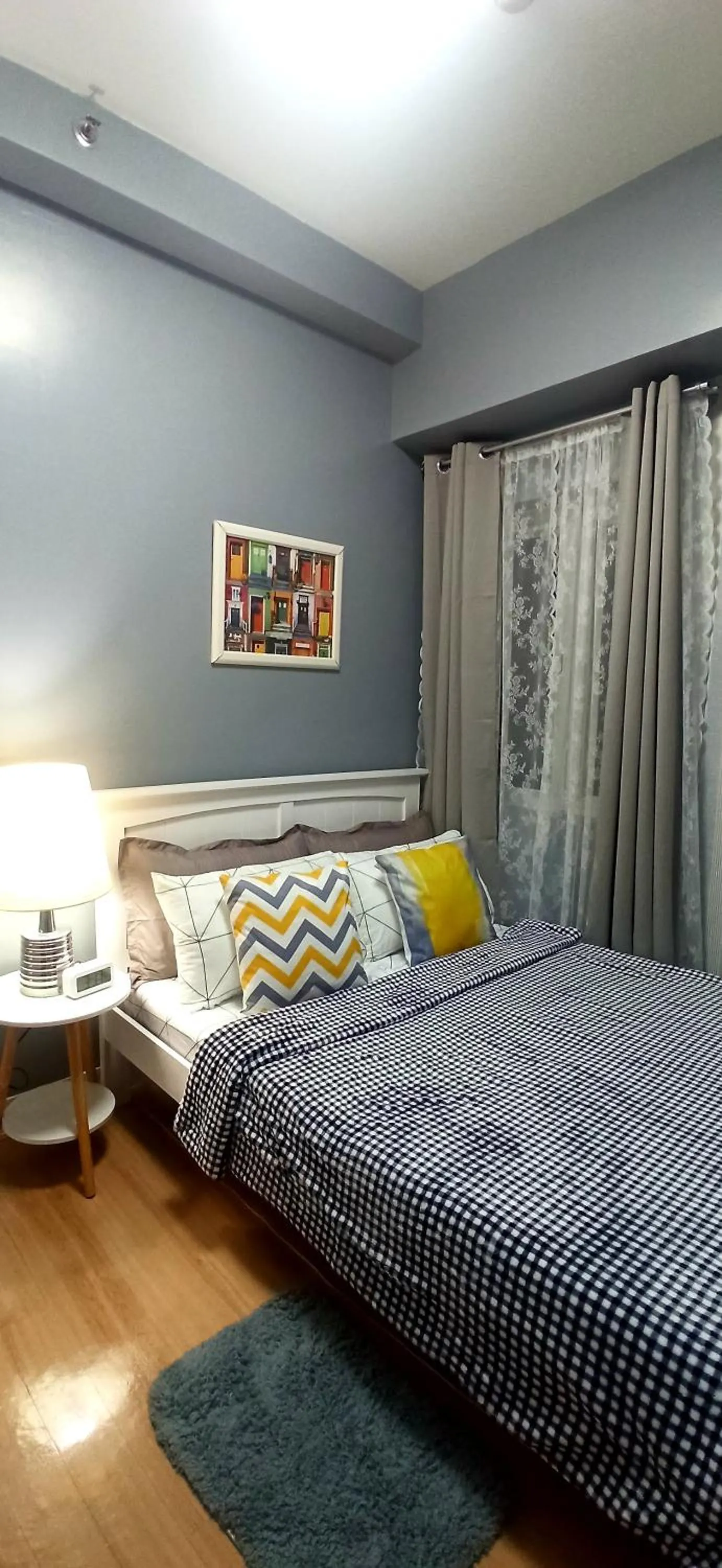 Bed in 2-Bedroom CK's Corner Staycation Trees Residences