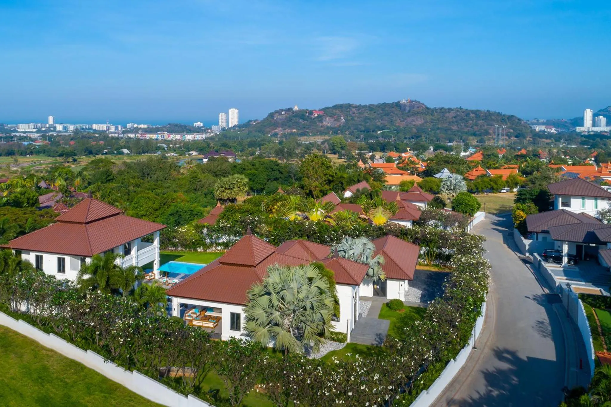 Bird's eye view in Luxury 5 Bedroom Pool Villa B11B