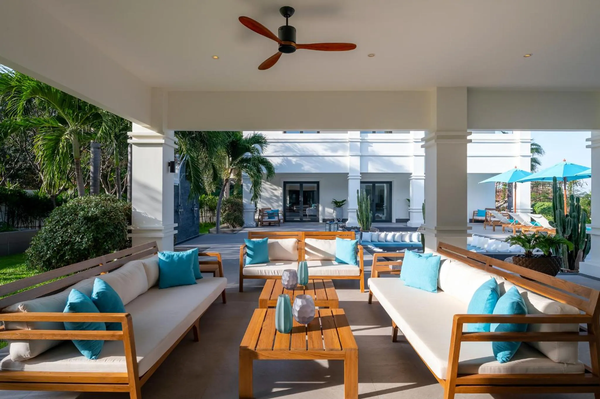 Balcony/Terrace in Luxury 5 Bedroom Pool Villa B11B