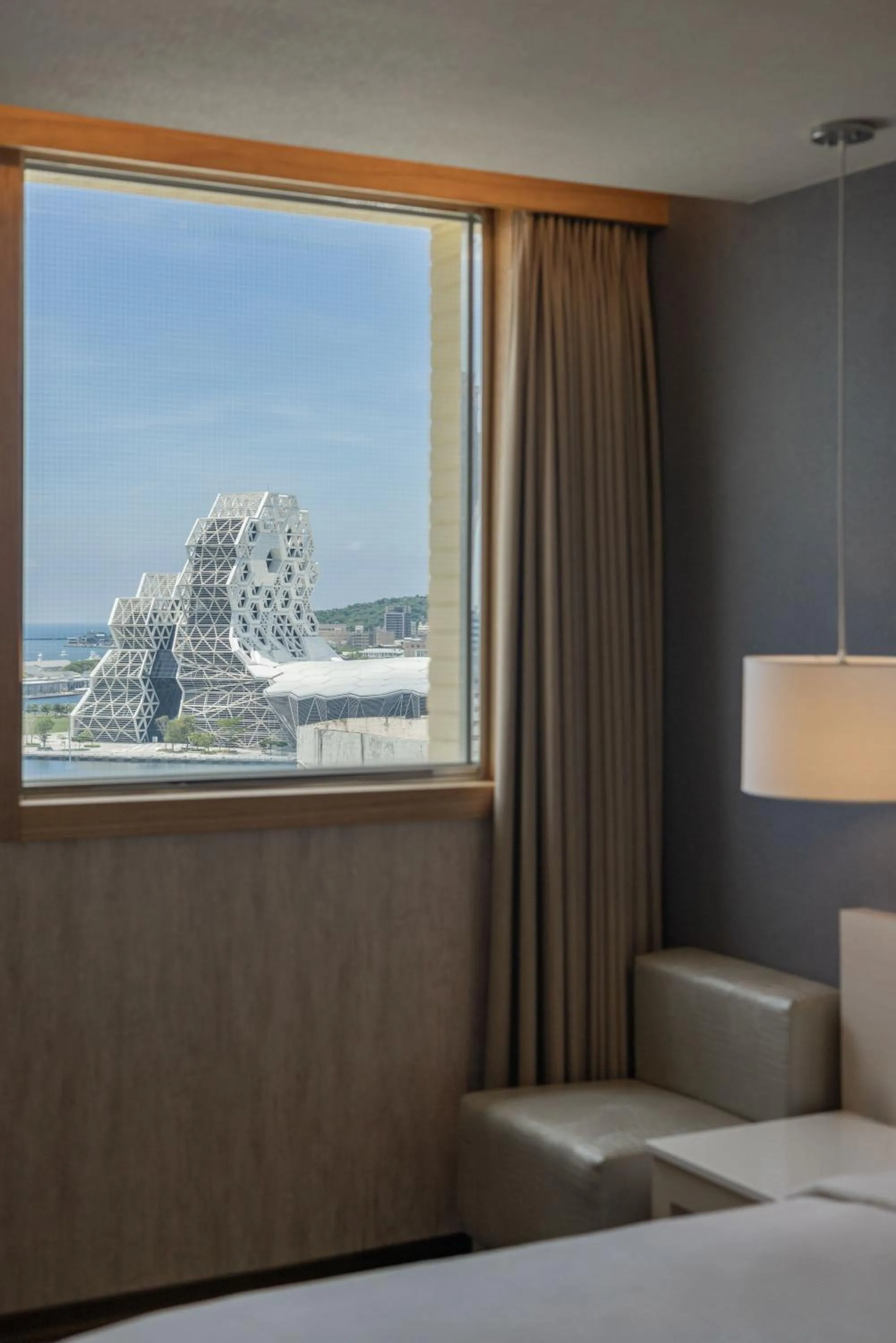 Sea view, Bed in Kindness Hotel - Kaohsiung Guang Rong Pier