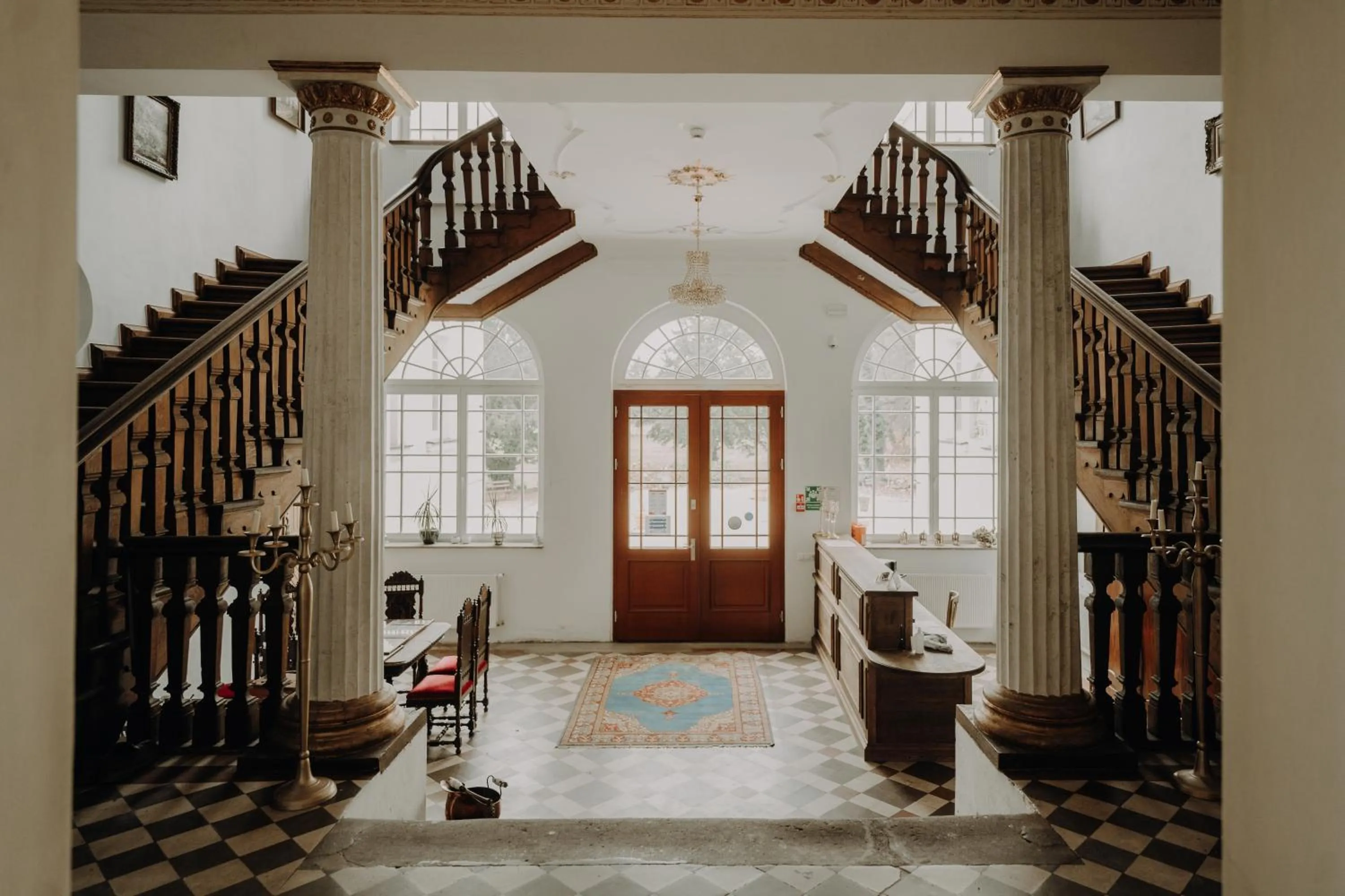 Lobby or reception in Pałac Bogaczów - noclegi - restauracja - przyjęcia