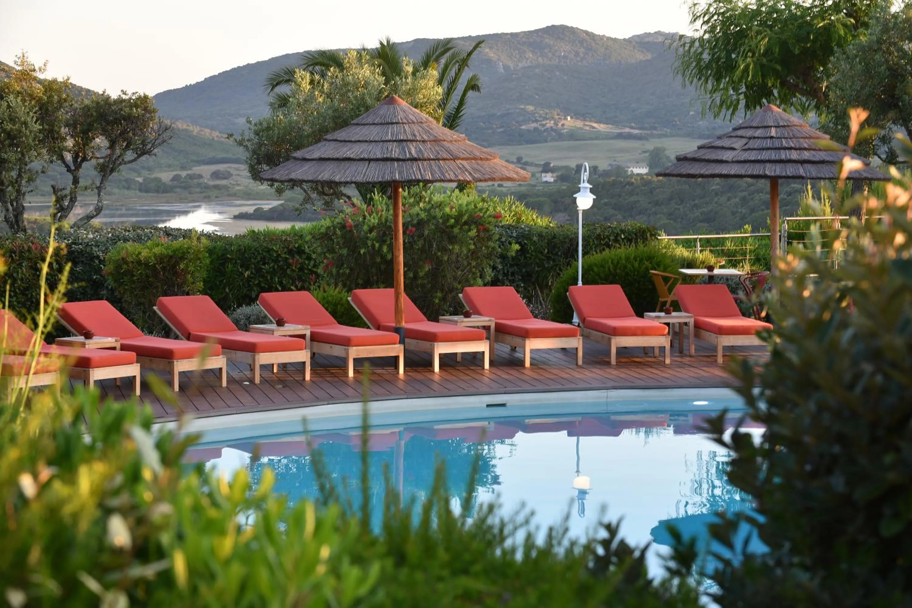 Pool view in Hôtel Alivi Di Santa Giulia