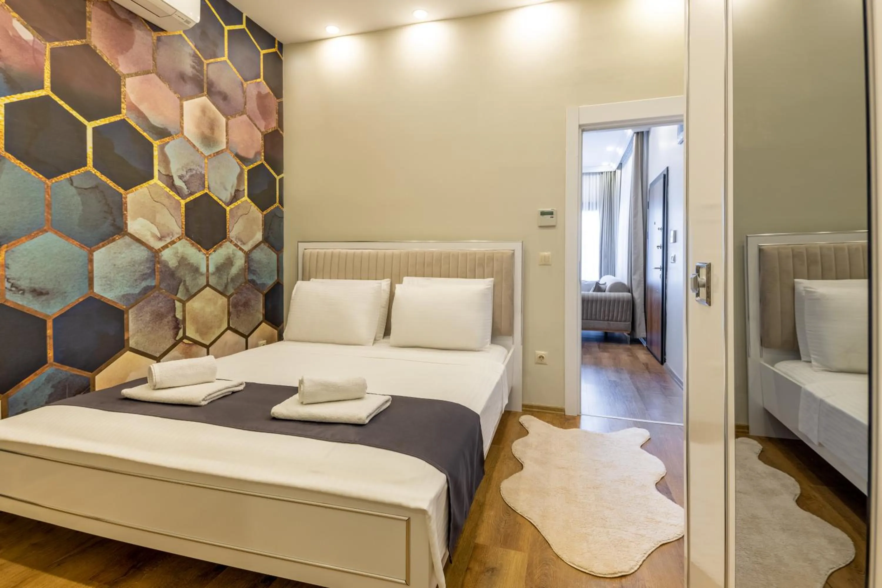 Bed in BayMari Suites Plus Florya