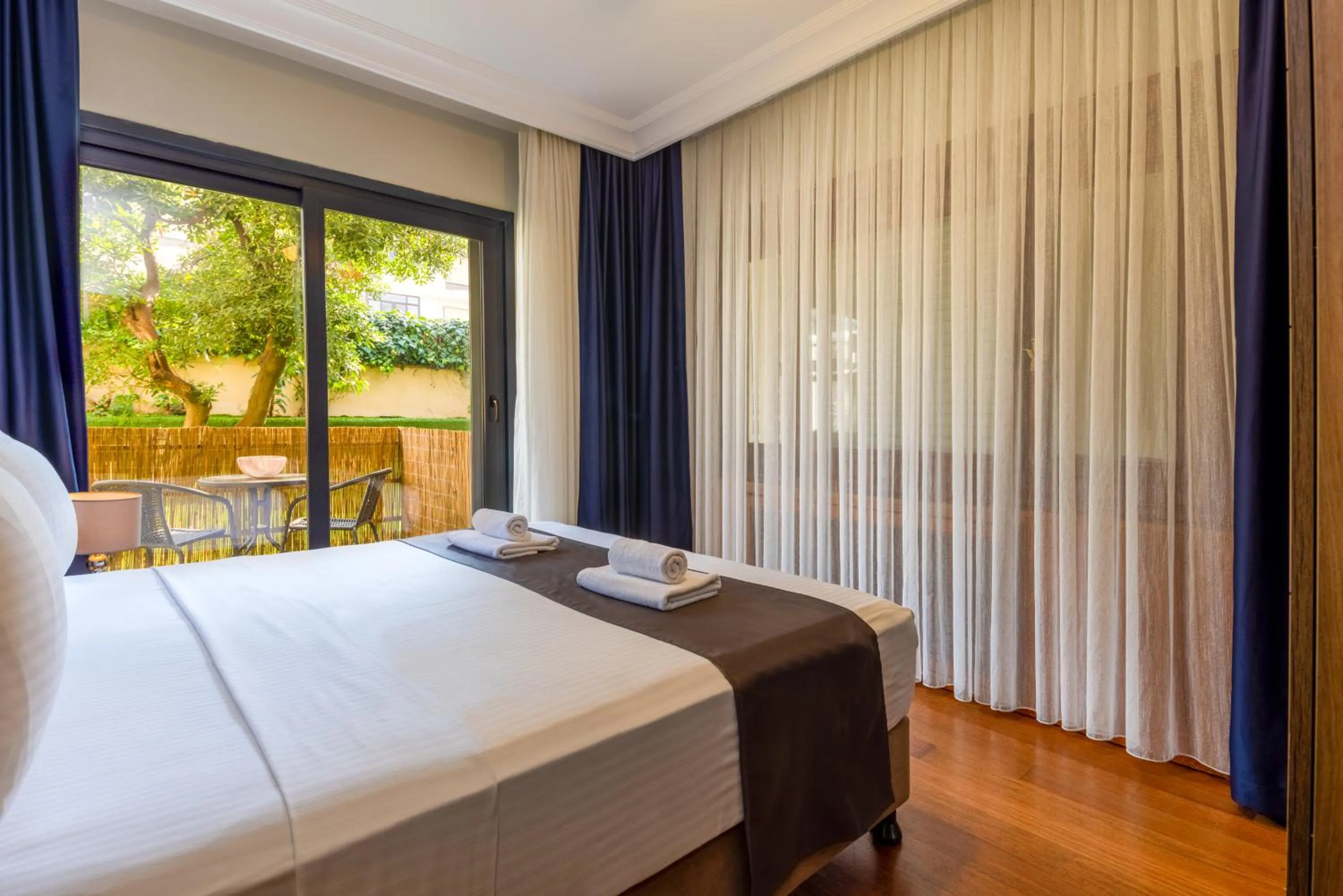 View (from property/room), Bed in BayMari Suites Plus Florya