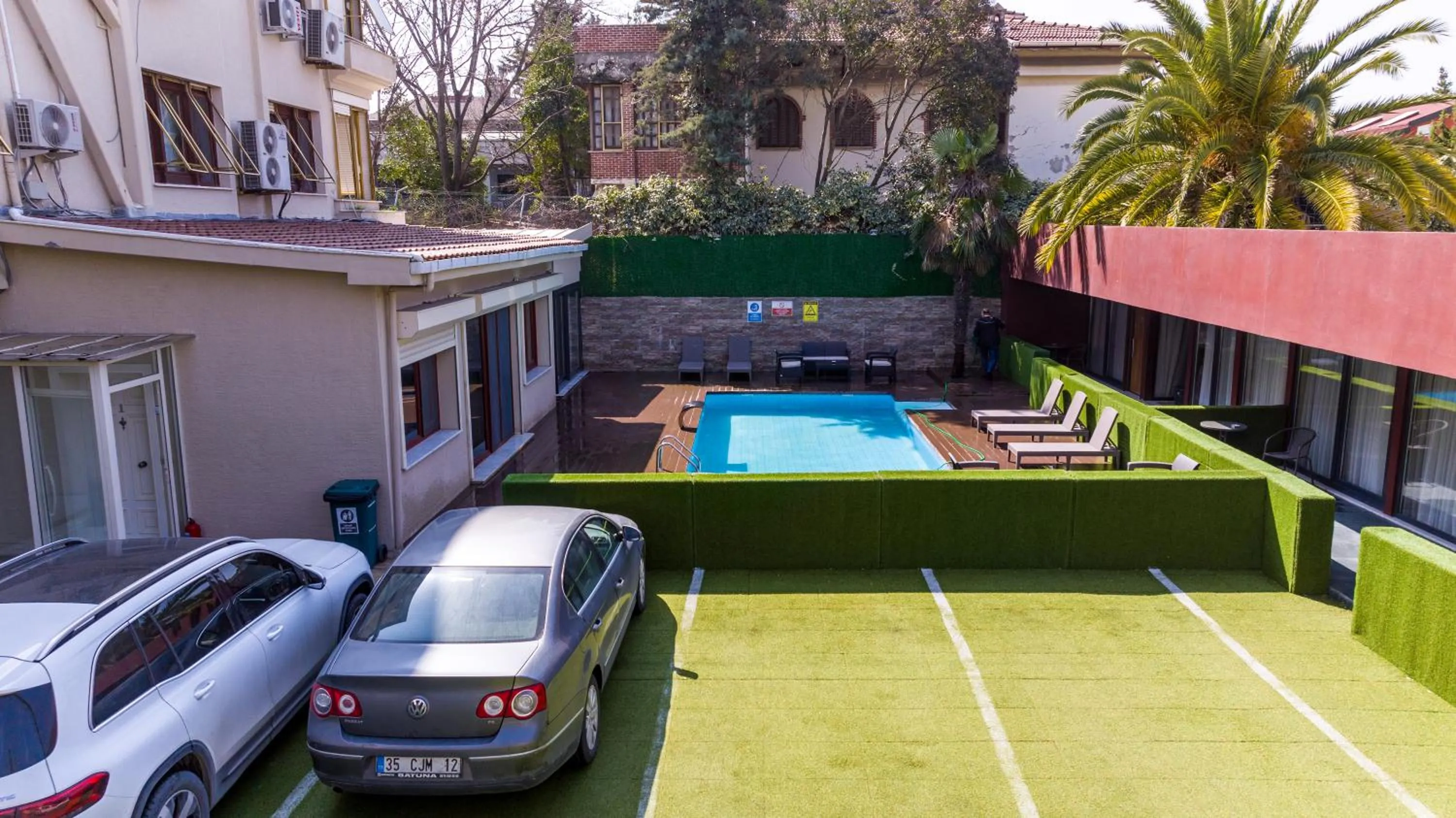 Swimming pool in BayMari Suites Plus Florya