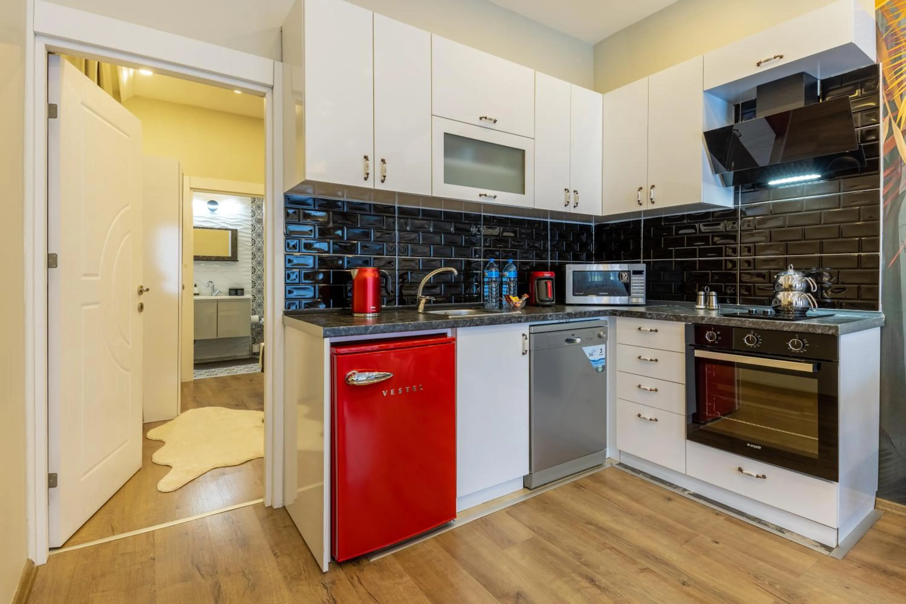 dishwasher in BayMari Suites Plus Florya