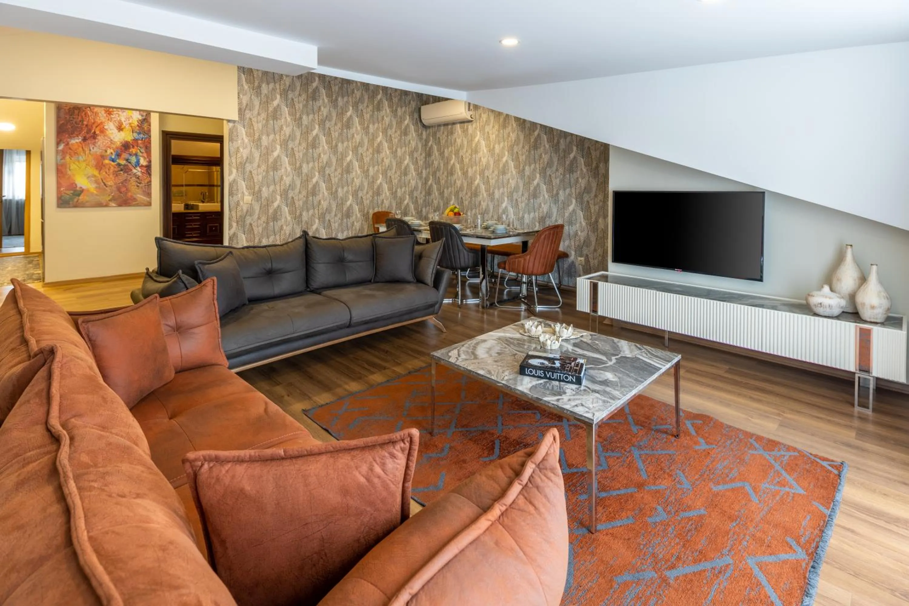 Living room in BayMari Suites Plus Florya