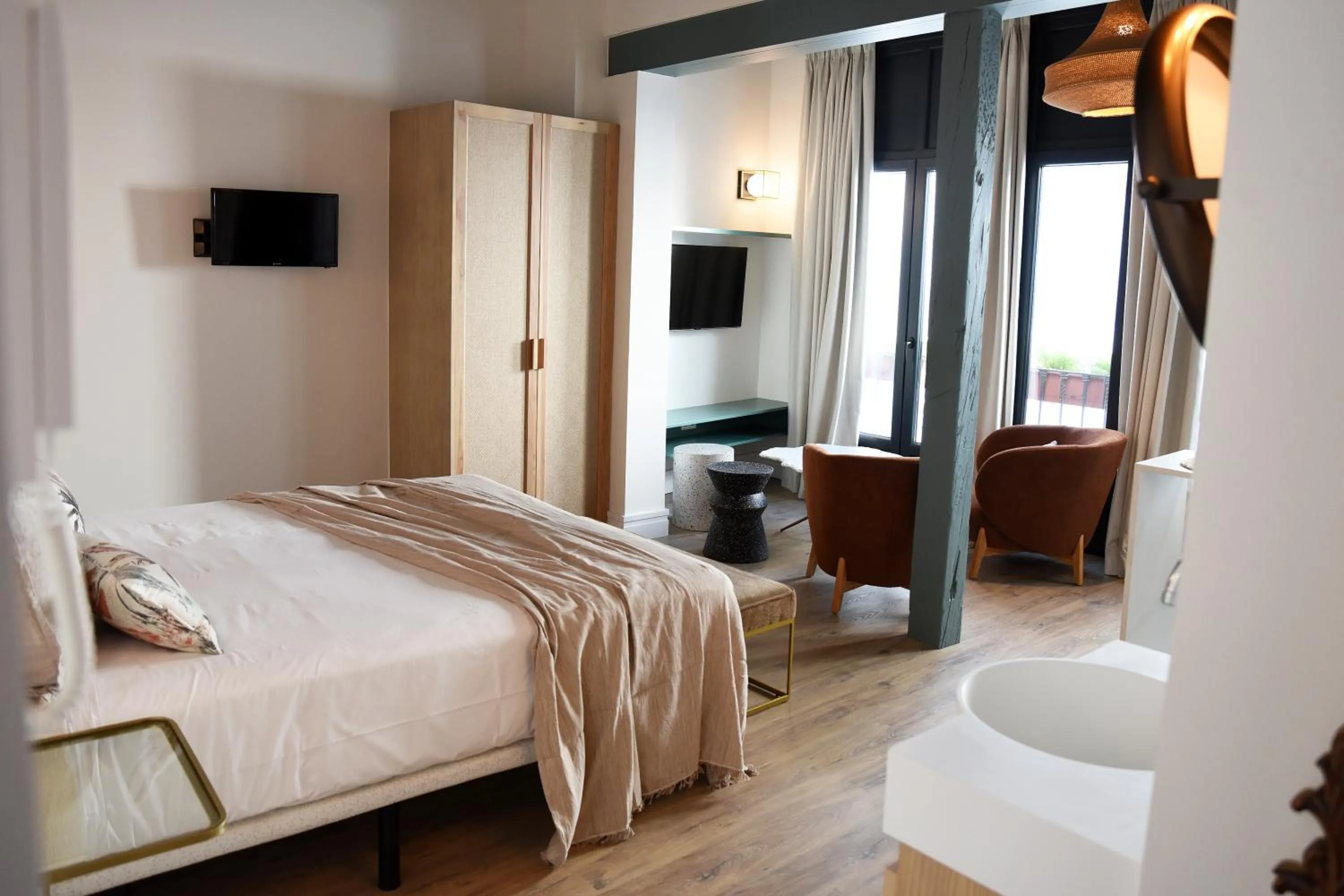 Bed in Casa Bailen Sevilla