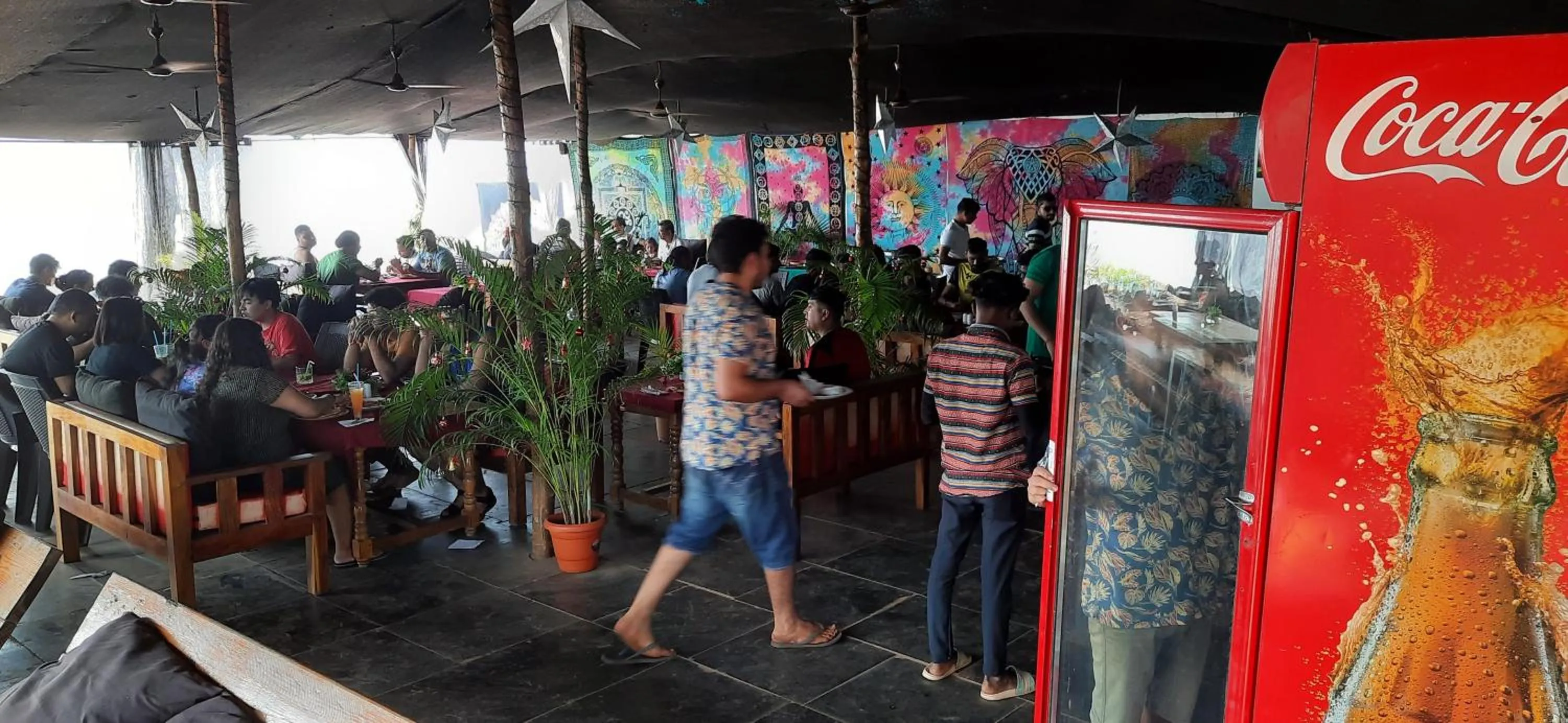 group of guests in Saxony Beach Huts