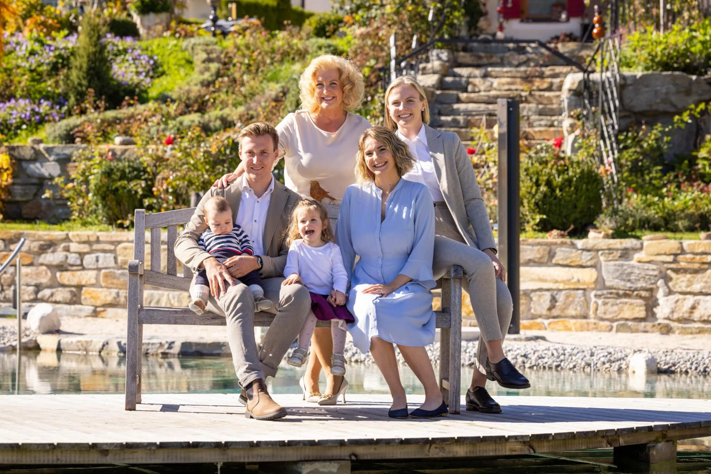 Family in Boutique Hotel Martha