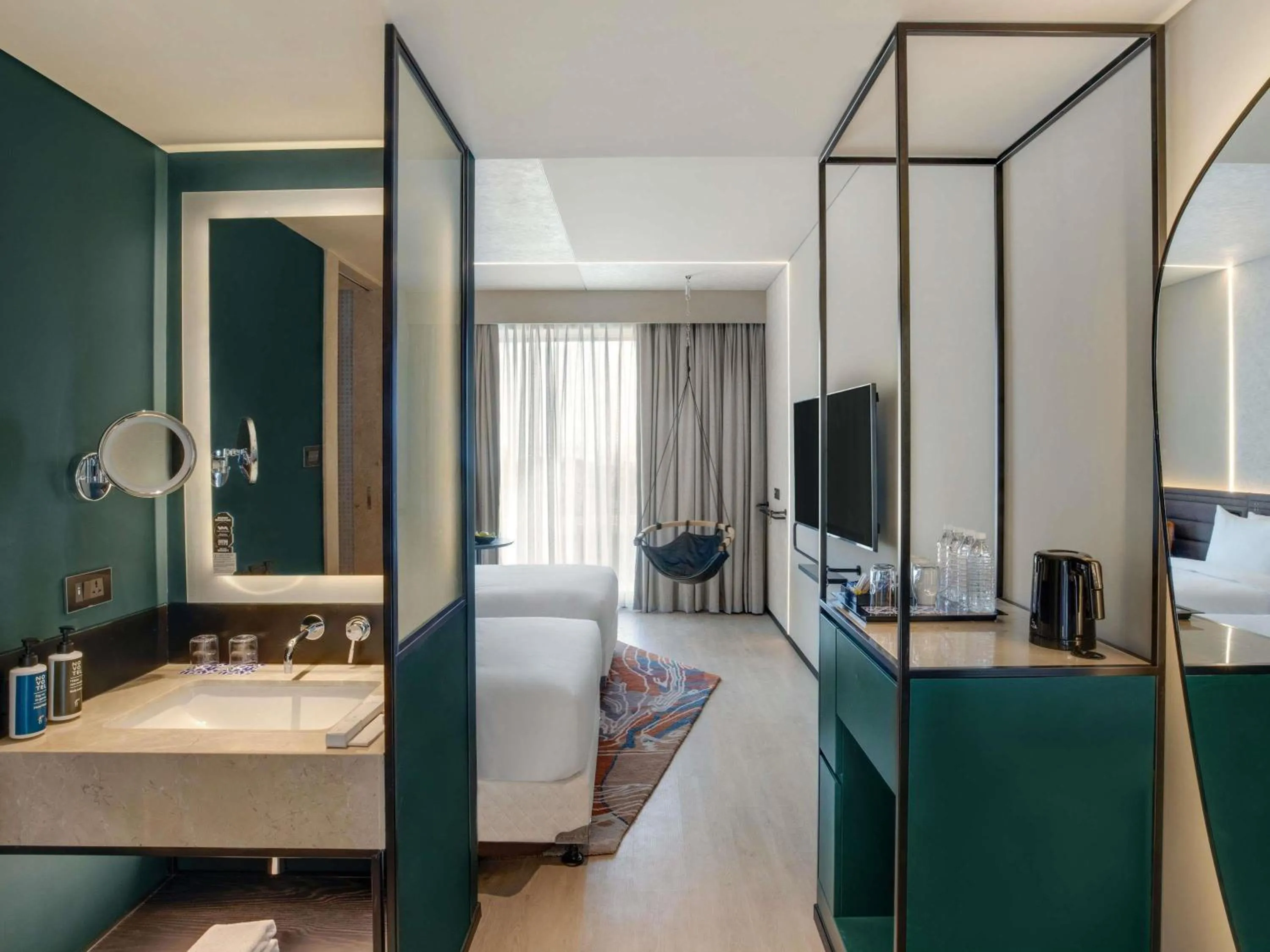 Bedroom, Bed in Novotel Pune Viman Nagar Road