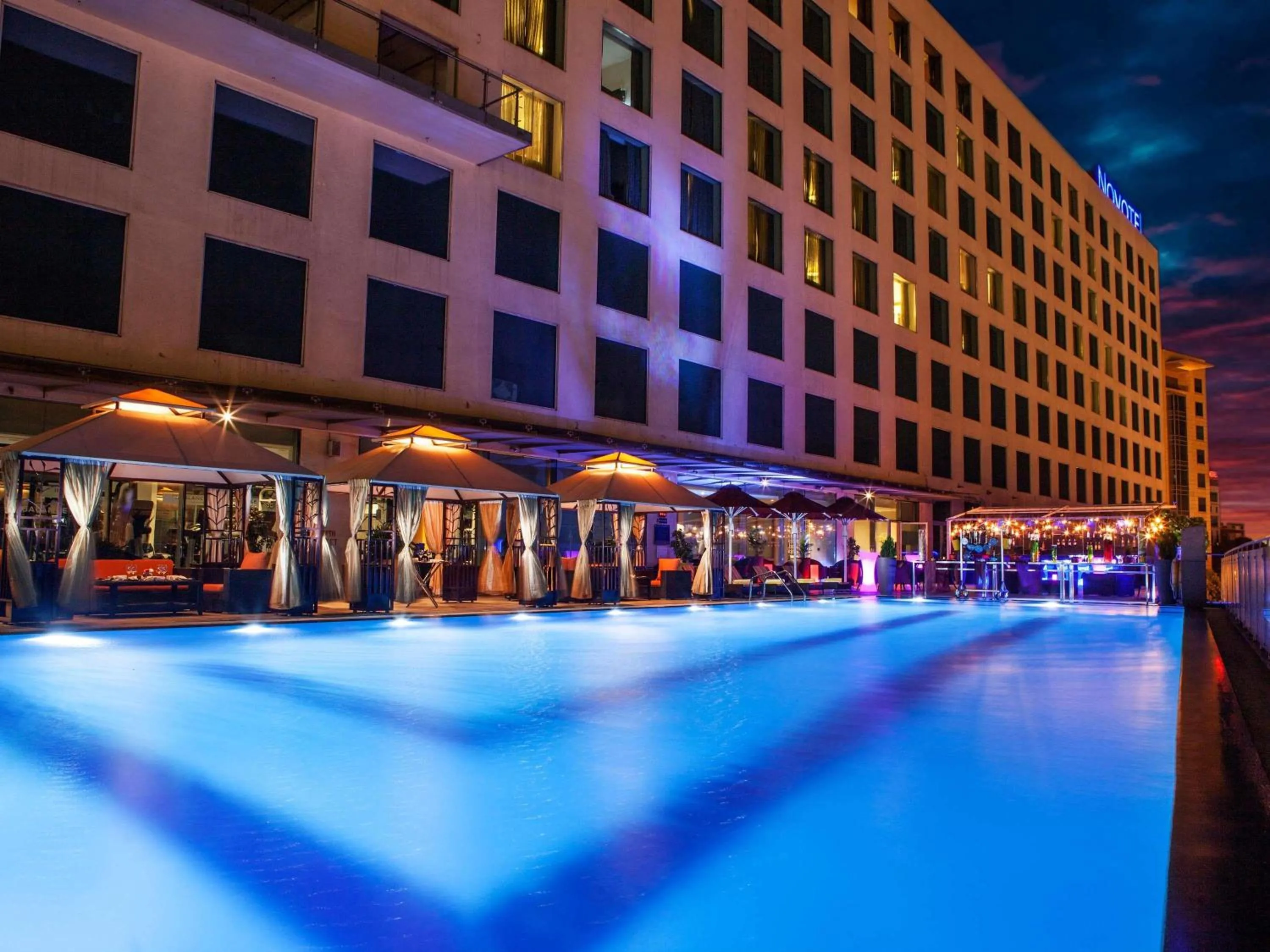 Pool view in Novotel Pune Viman Nagar Road