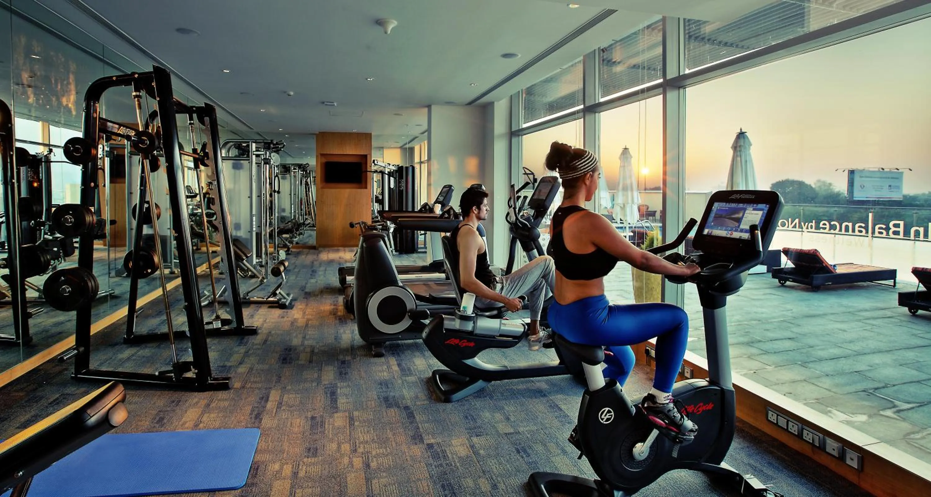 Fitness centre/facilities in Novotel Pune Viman Nagar Road