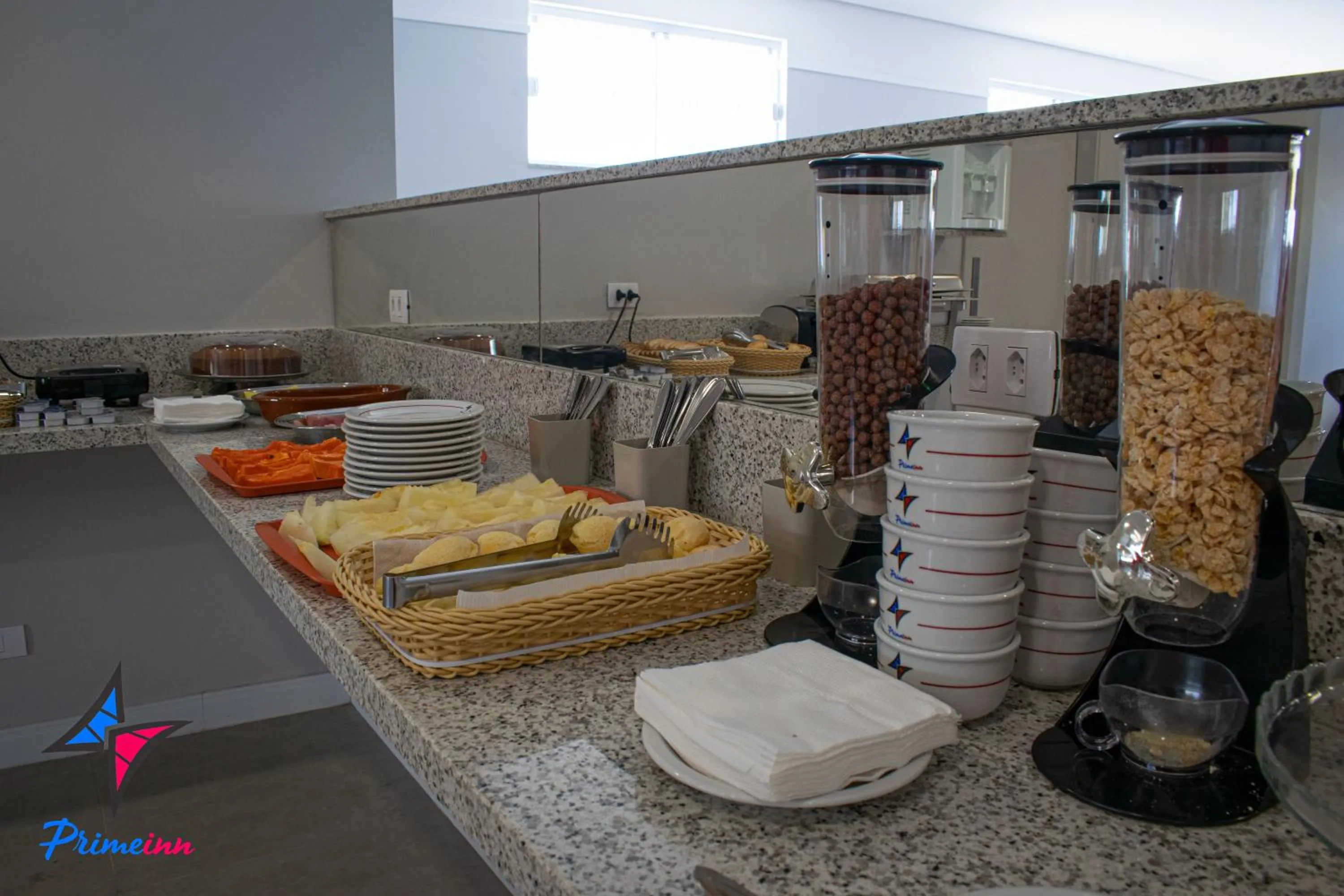 Buffet breakfast in Hotel PrimeInn