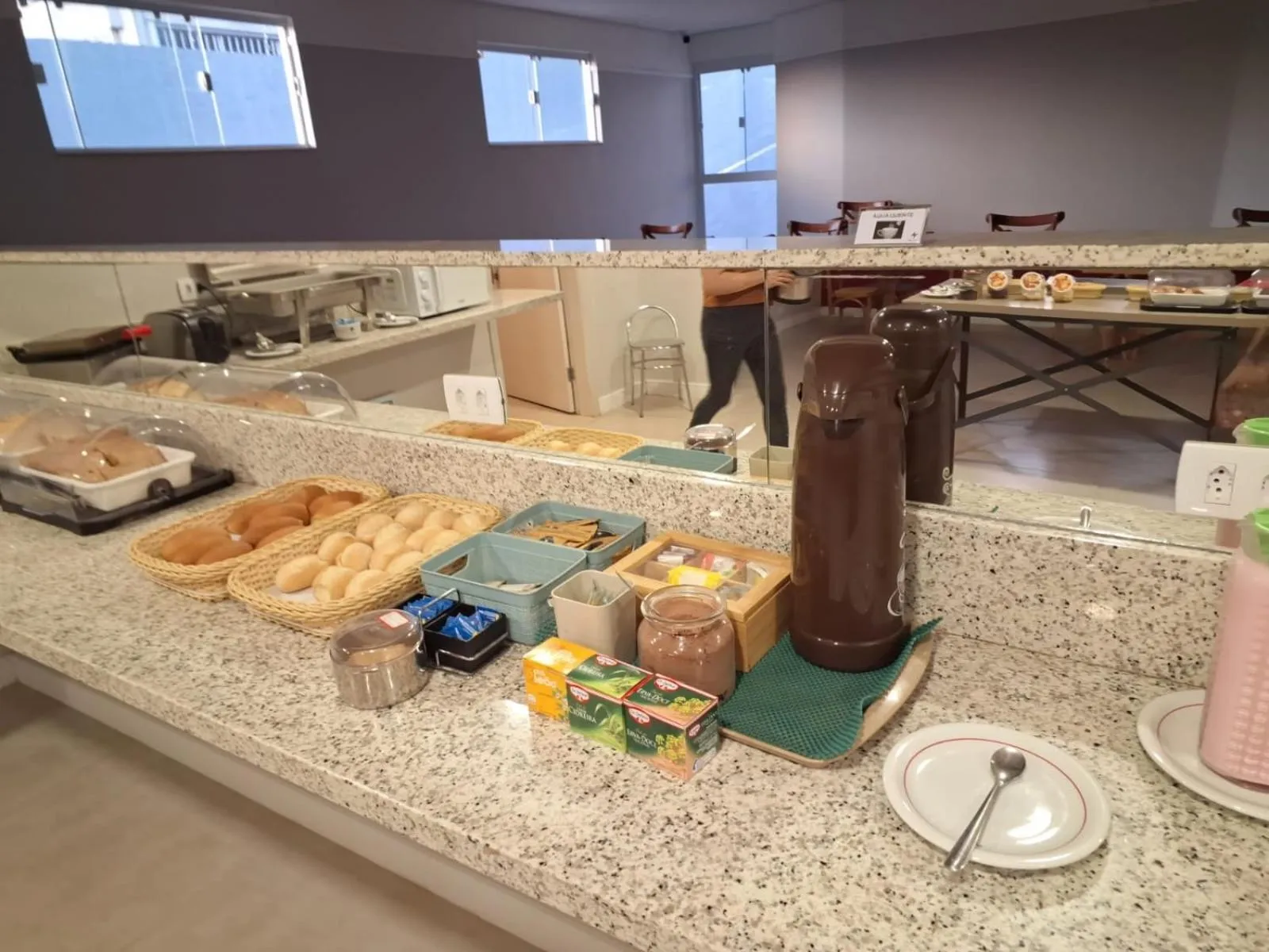 Buffet breakfast in Hotel PrimeInn