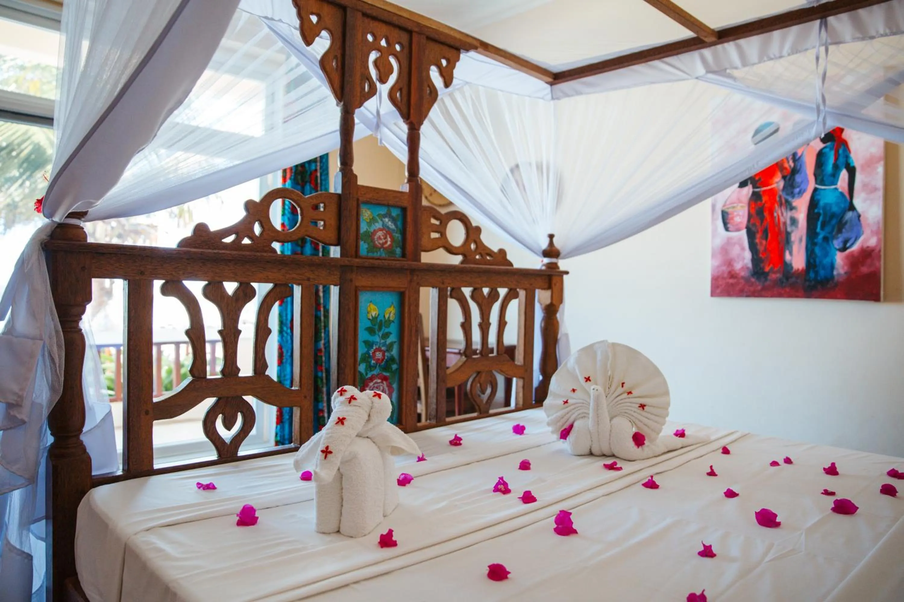 Bed in Mambo Paradise