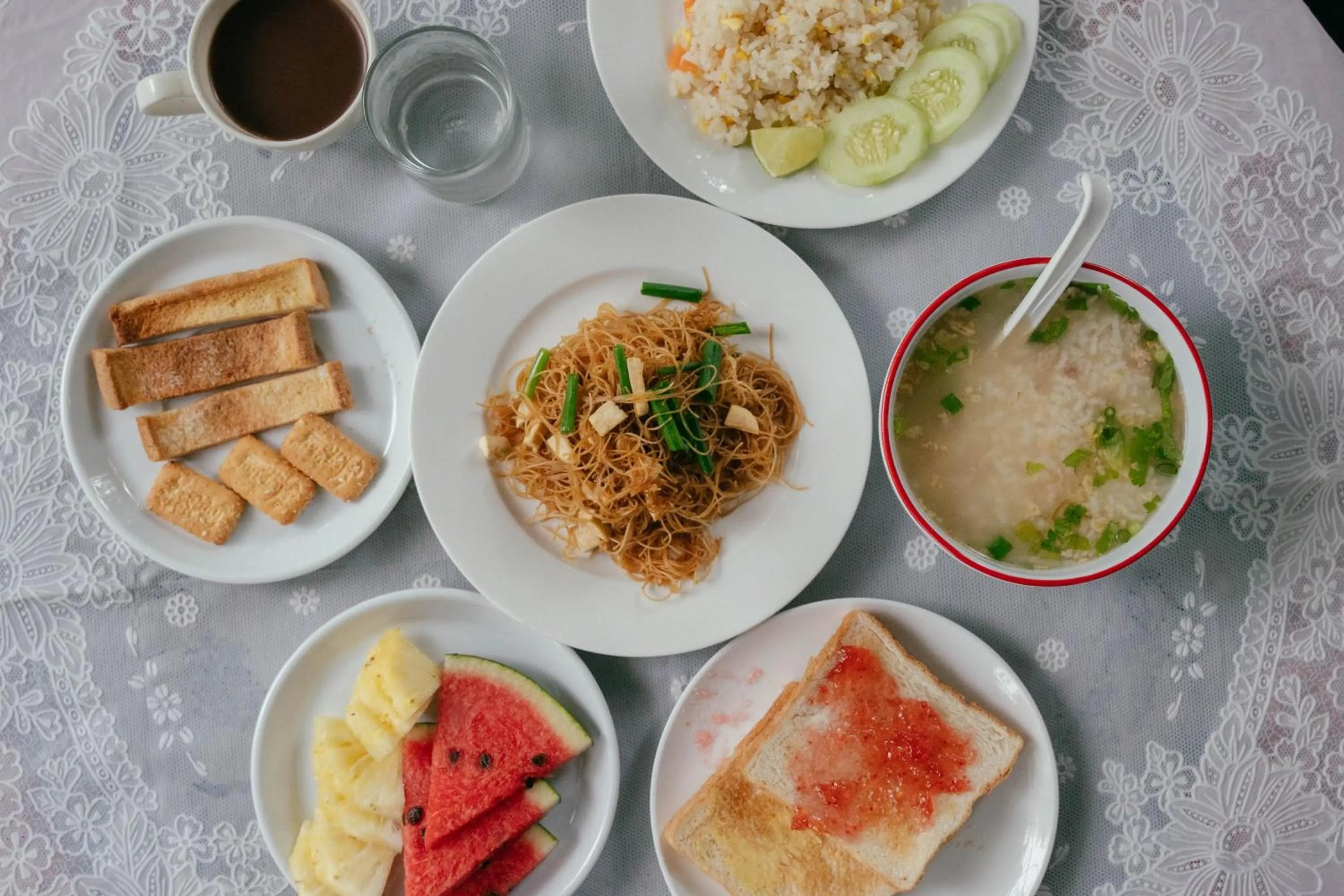 Breakfast in The Target Hotel chaingrai