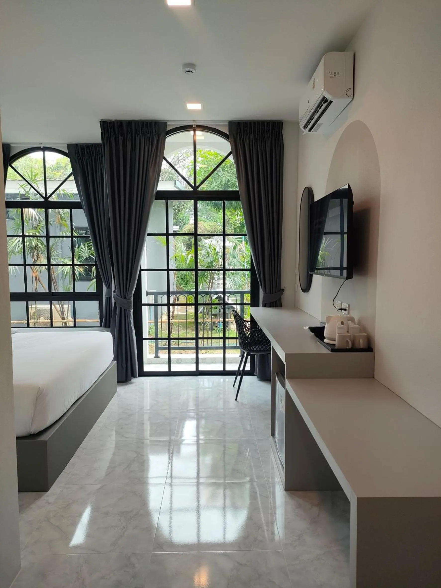 TV and multimedia, Bed in The Target Hotel chaingrai