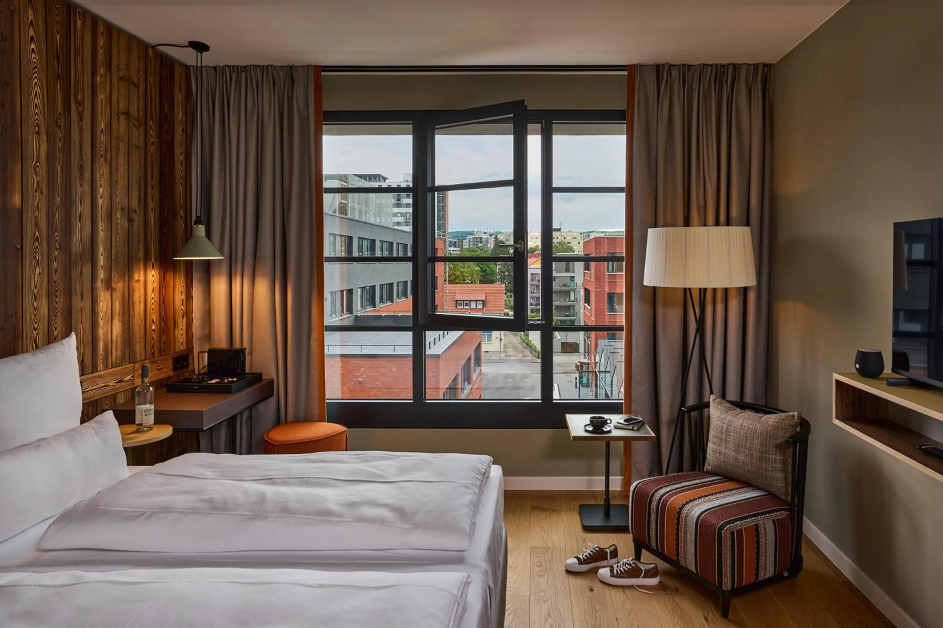 Photo of the whole room, Bed in FREIgeist Göttingen Nordstadt, A Member of Design Hotels