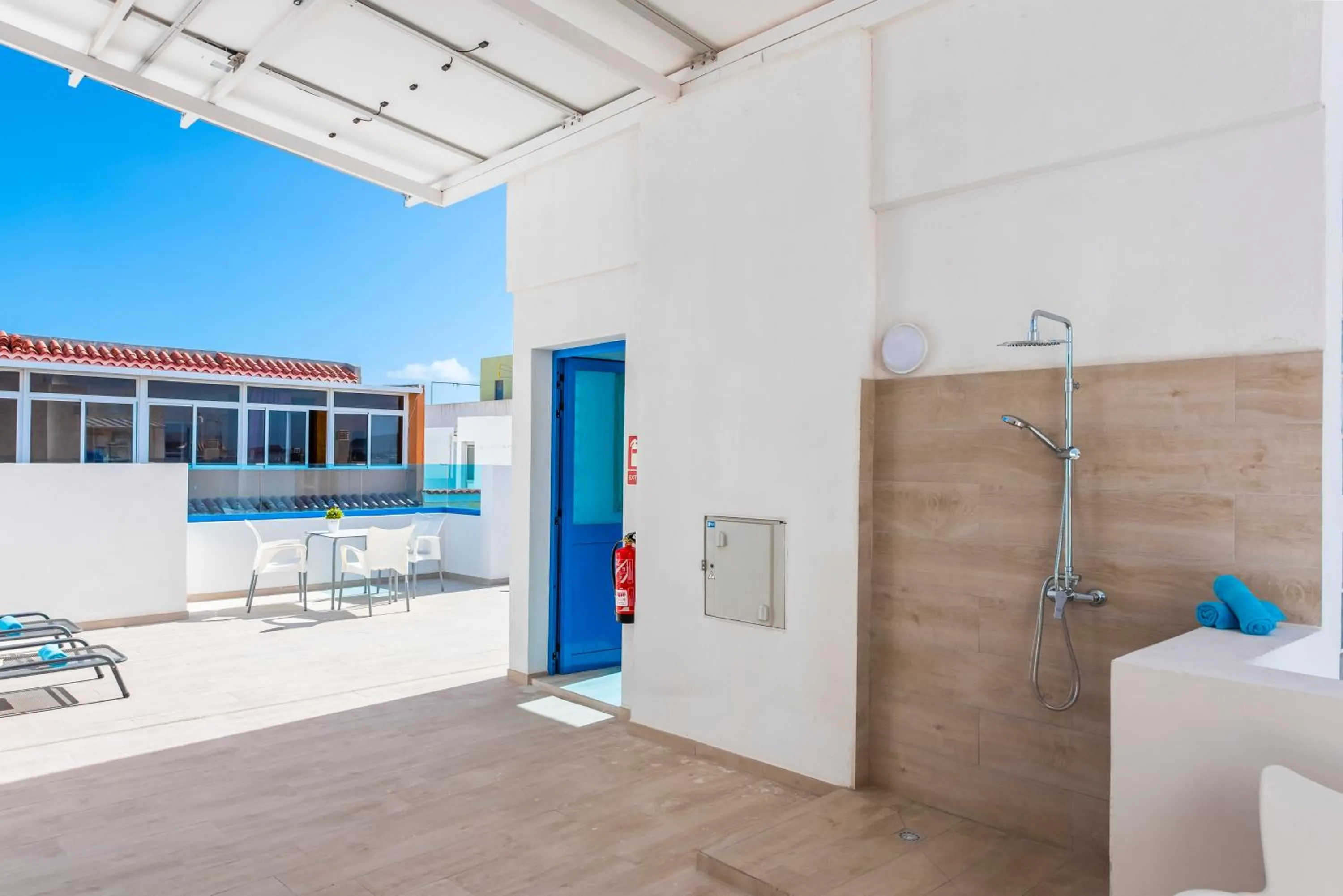 Solarium in OKEANOS Eco Guest House