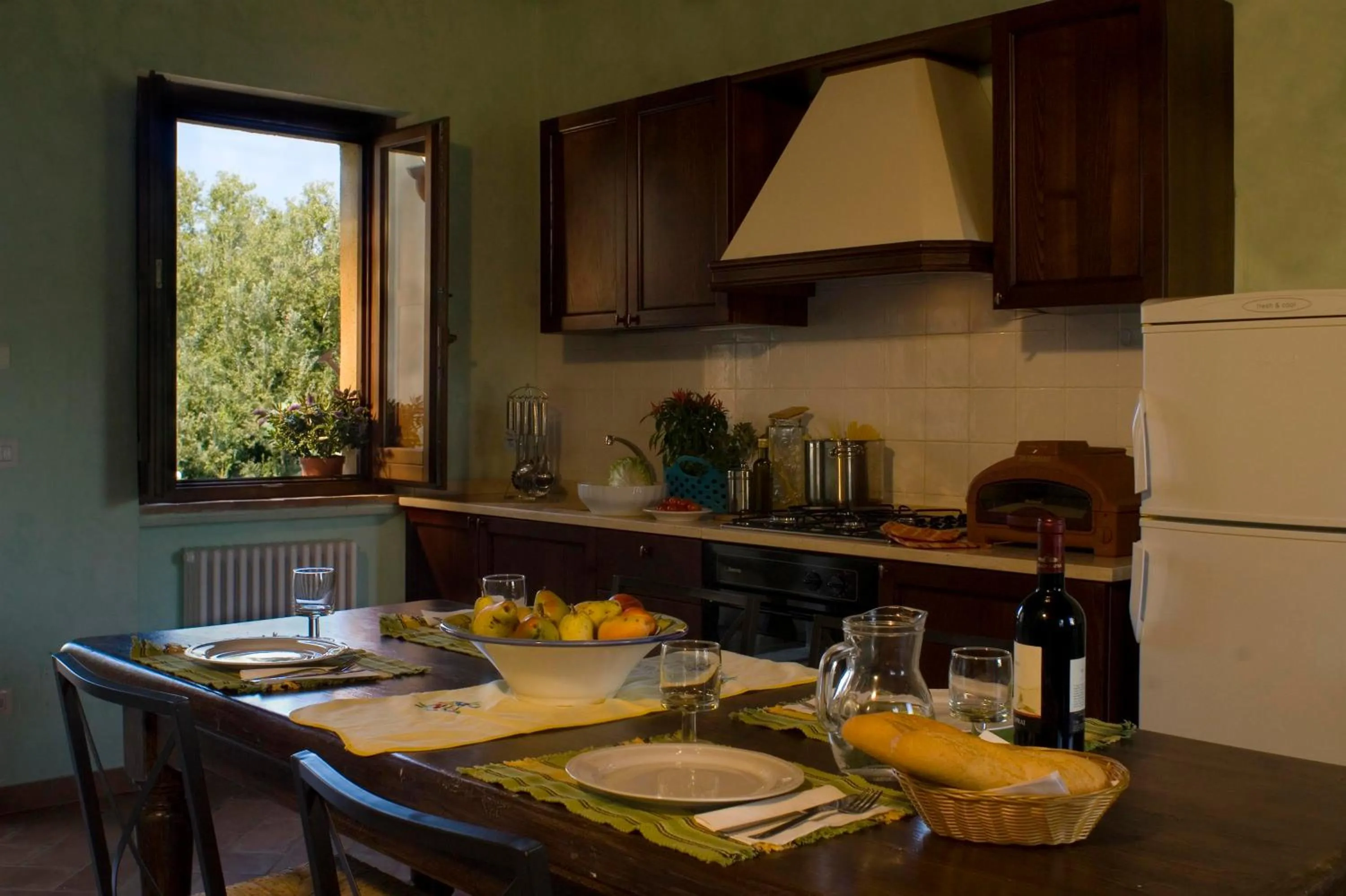 Dining area in Borgo Le Capannelle