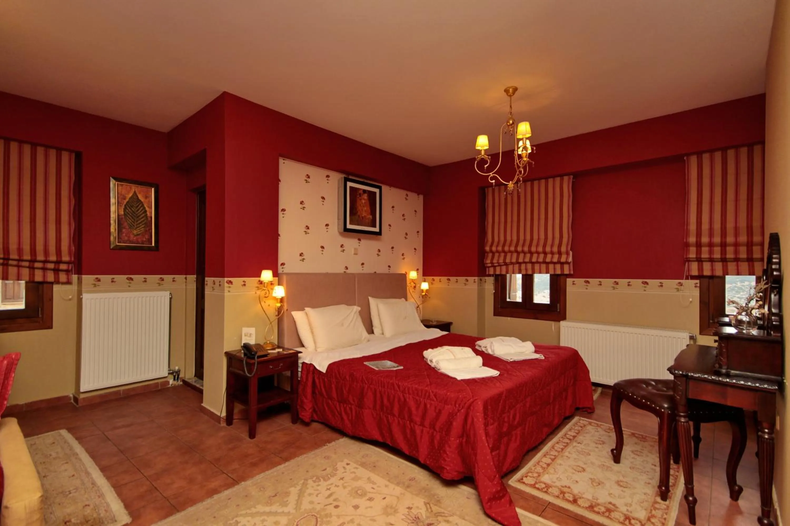 Bed in Menalia Villas & Suites ΚΤΗΜΑ ΚΟΥΜΠΟΥΡΗ