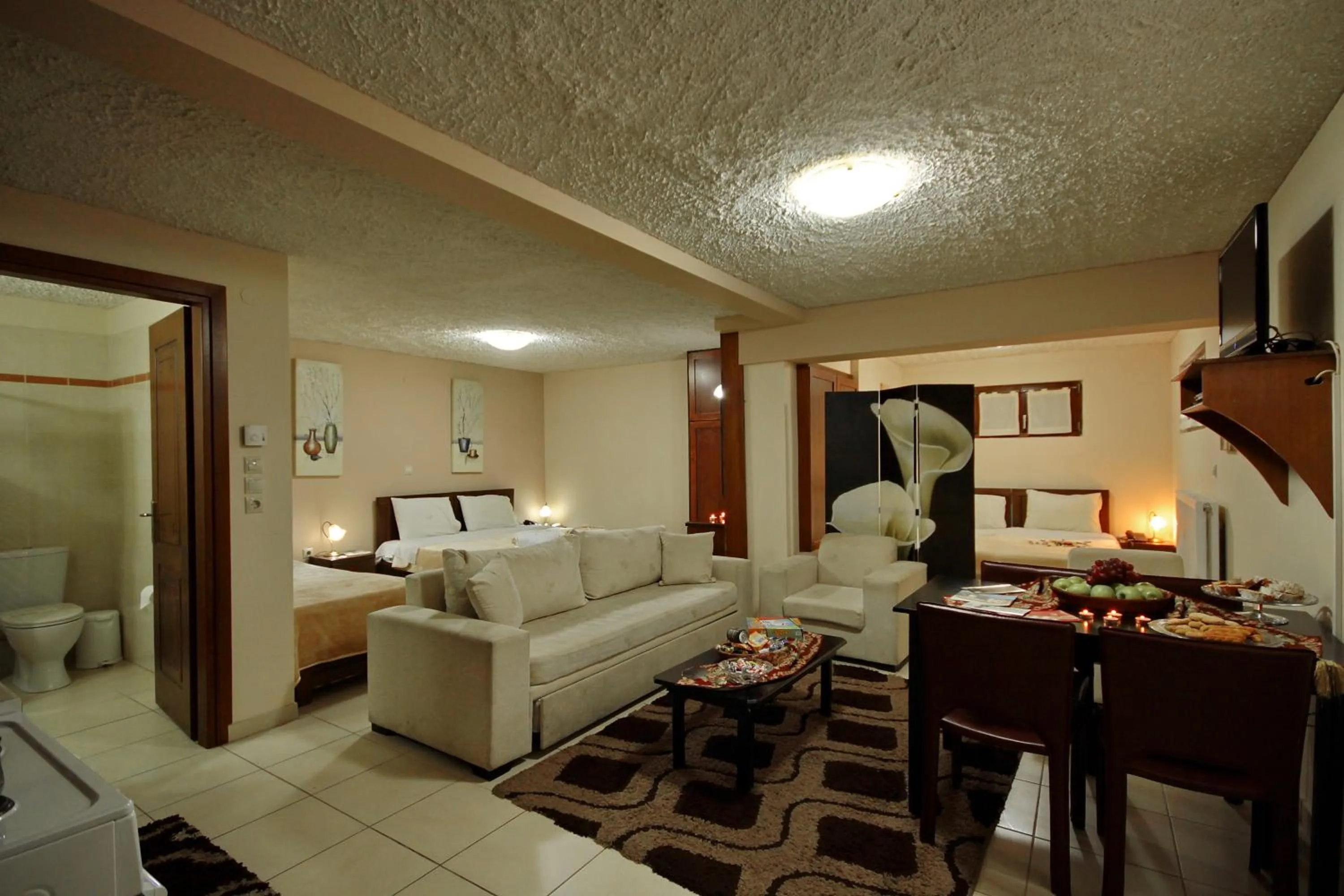 Kitchen or kitchenette in Menalia Villas & Suites ΚΤΗΜΑ ΚΟΥΜΠΟΥΡΗ