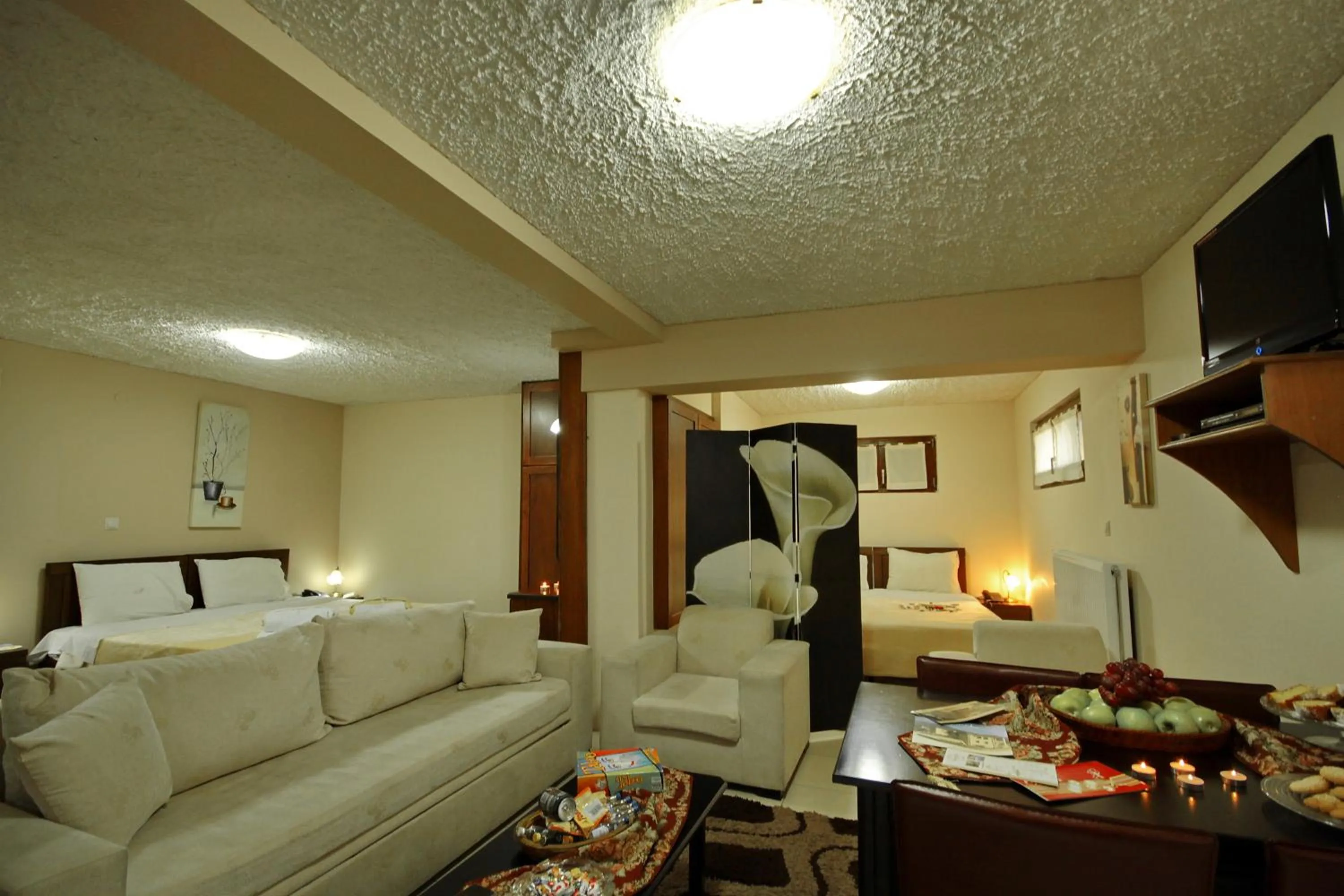 Living room in Menalia Villas & Suites ΚΤΗΜΑ ΚΟΥΜΠΟΥΡΗ