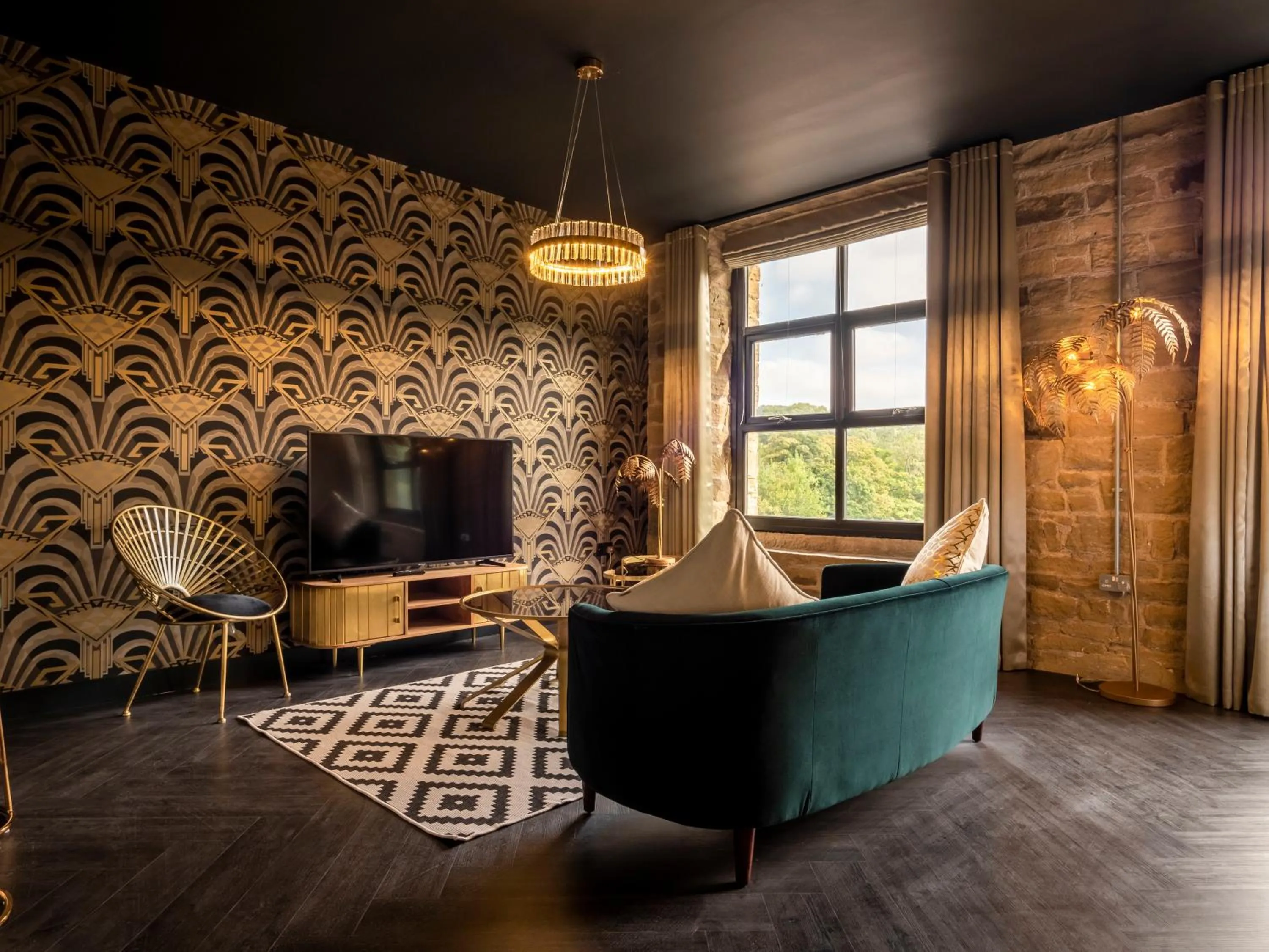 Living room in Bowers Mill Aparthotel