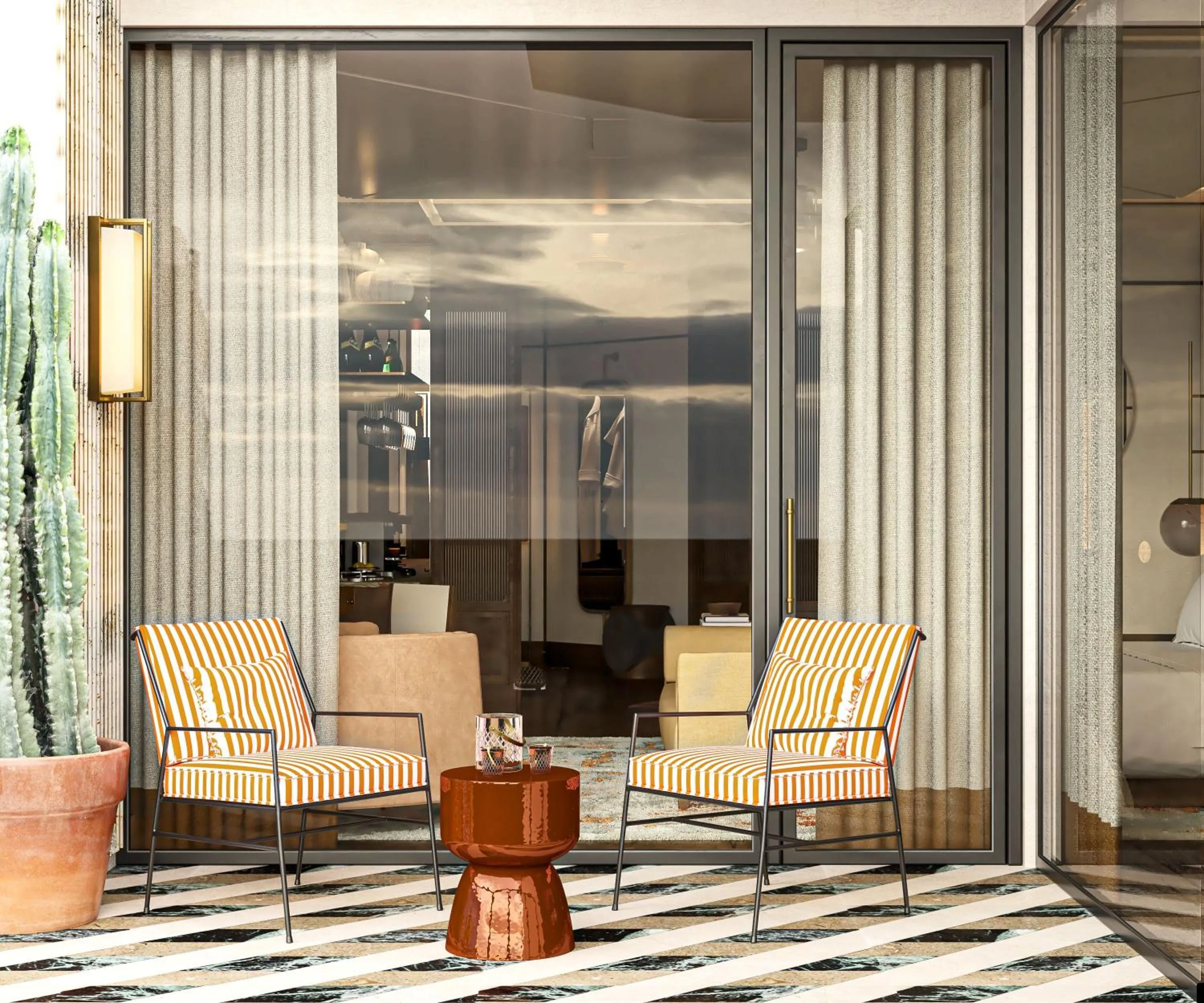 Balcony/Terrace in BLESS Ibiza The Site - New Opening 2026